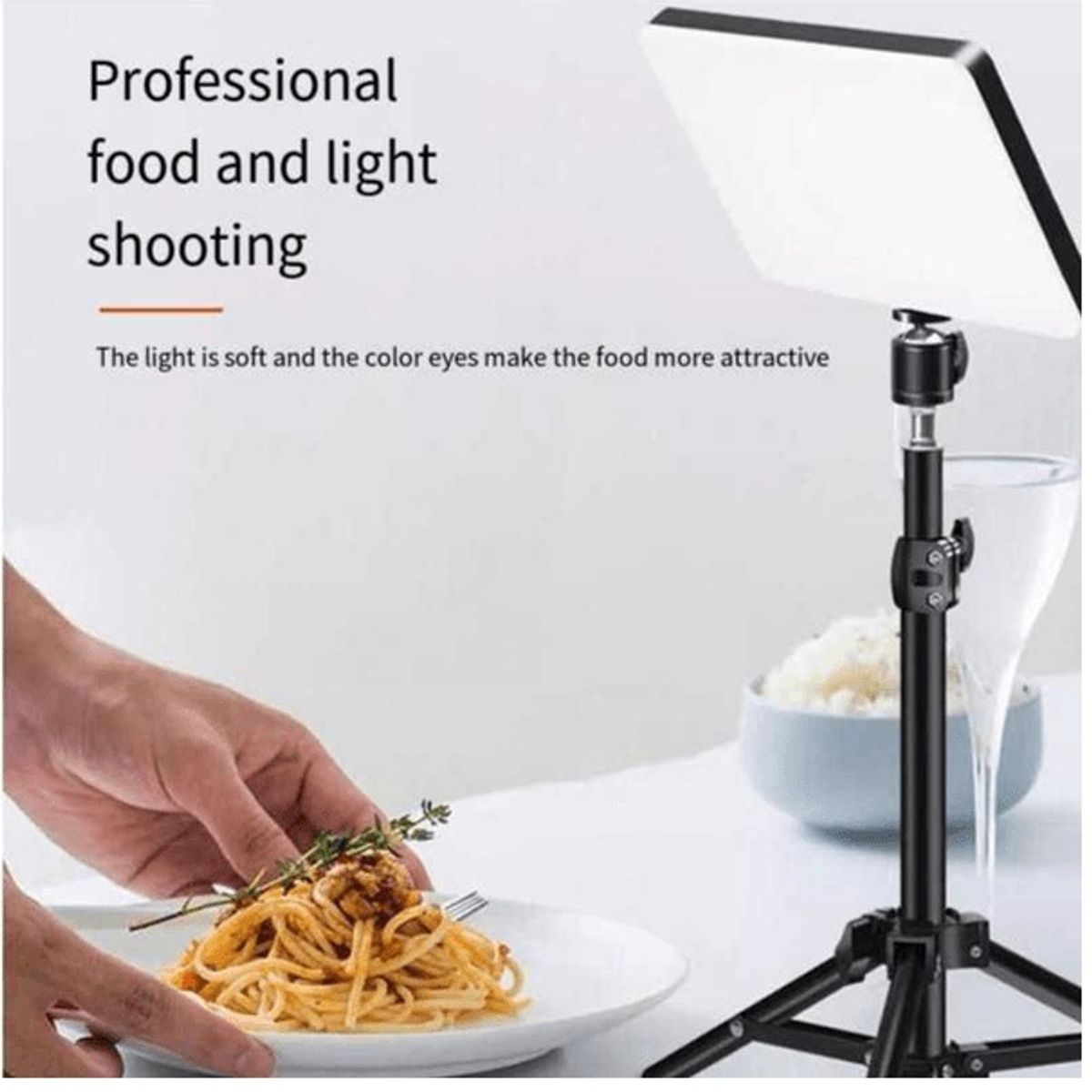 GENERICO - Kit Panel de Iluminación LED RL-11 para Fotografia + Trípode