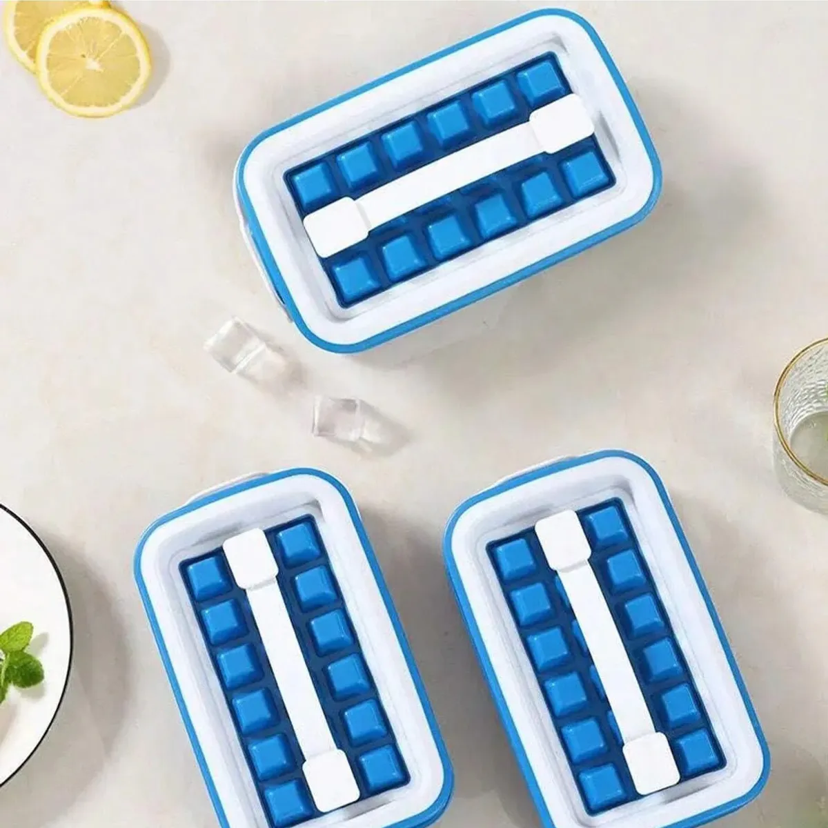 GENERICO - SLIM COMPANY HIELERA MOLDE DE SILICÓN CUBOS DE HIELO