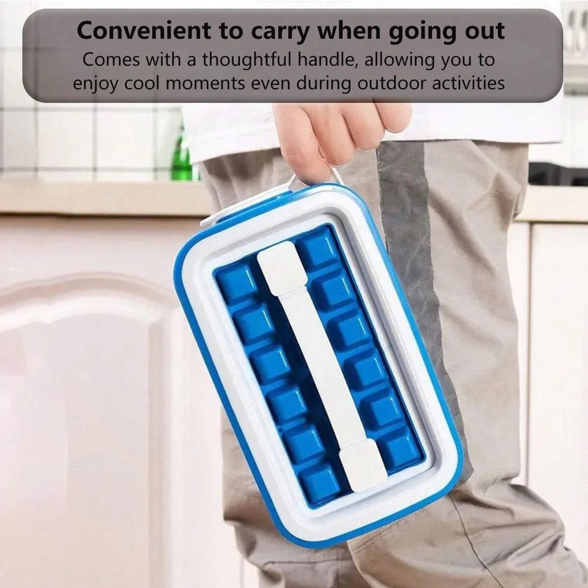 GENERICO - SLIM COMPANY HIELERA MOLDE DE SILICÓN CUBOS DE HIELO