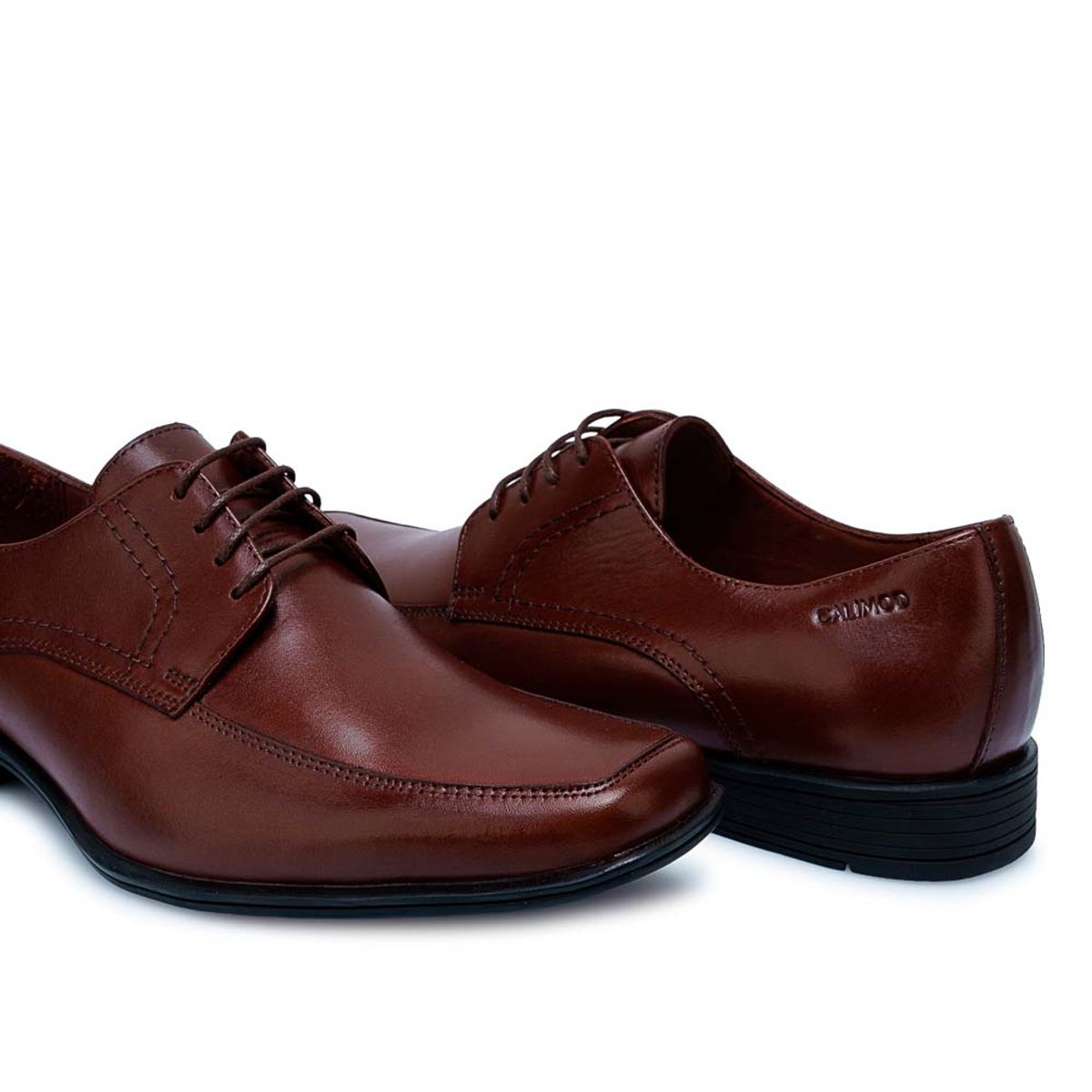 CALIMOD - Zapato Derby Vestir VAR-001 Canela Calimod Cuero