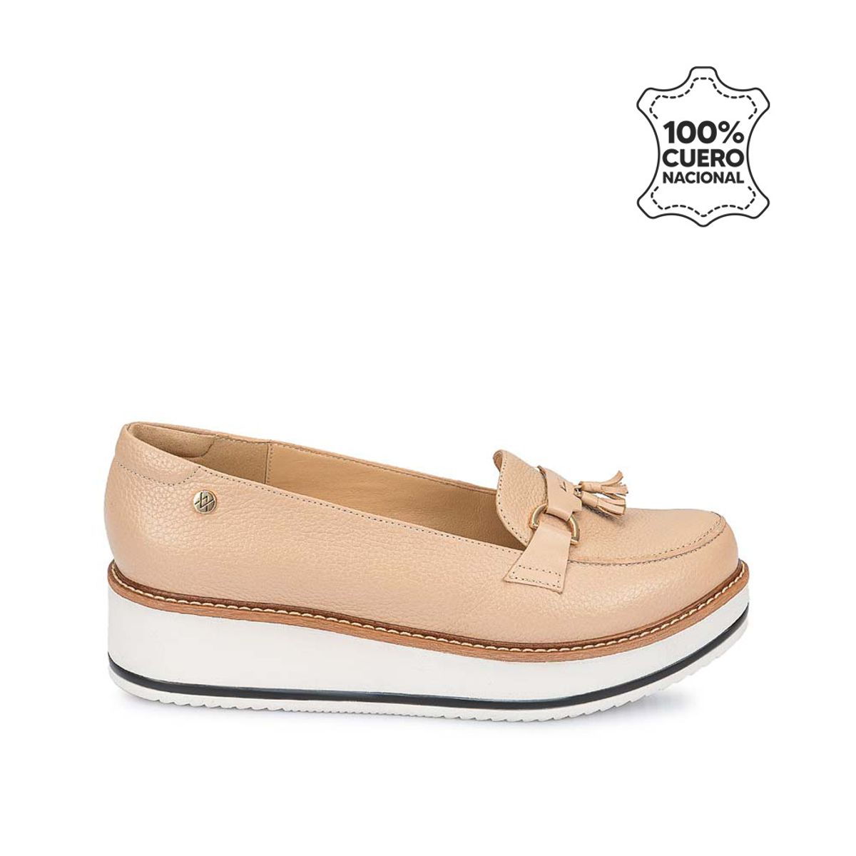 VIALE - Zapato Mocasín Casual TATI-2527 PaloRosa Viale Cuero