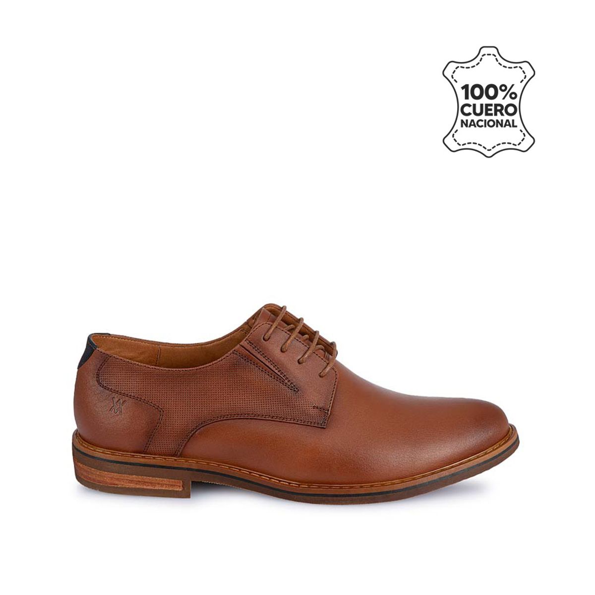 VIALE - Zapato Derby Casual RICARDO-2509 Toffe Viale Homme Cuero