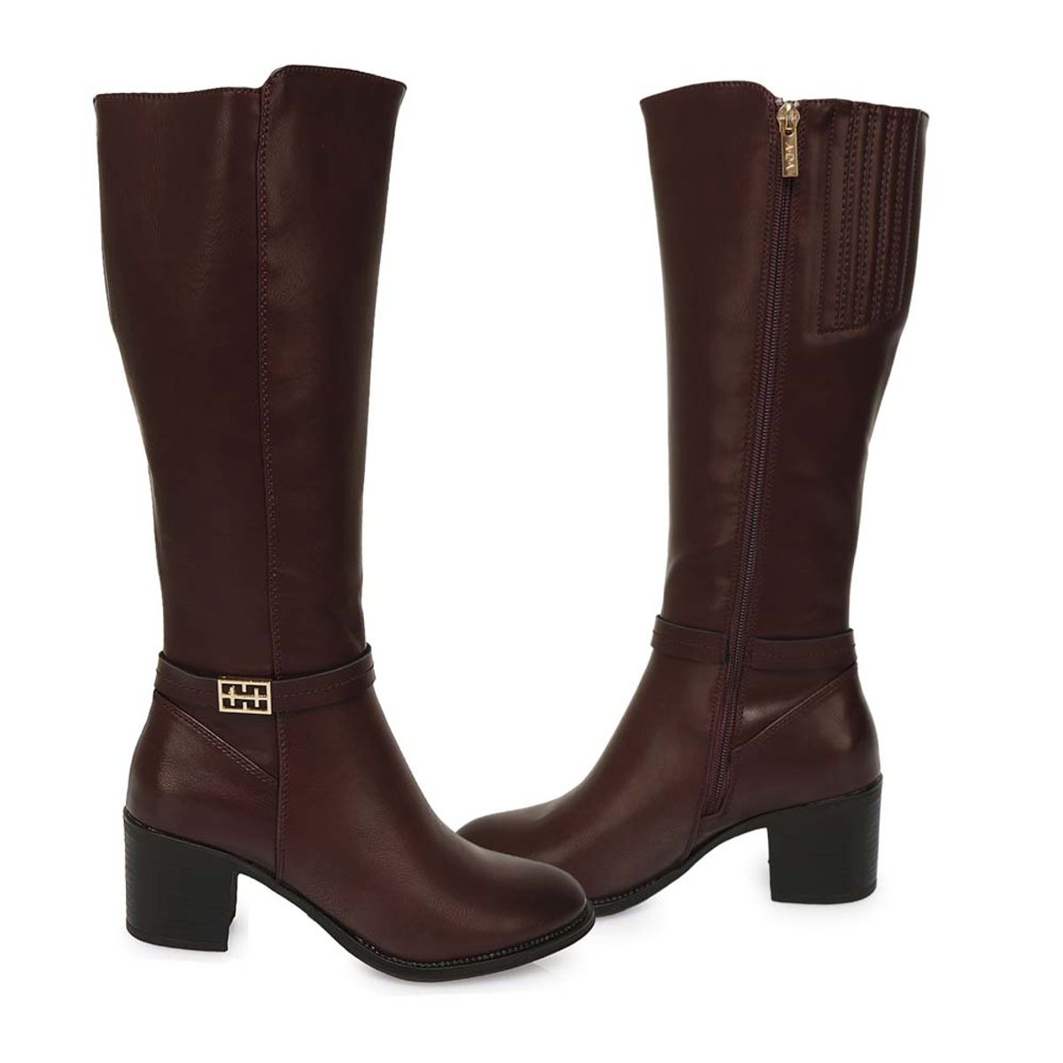 ADV - Bota Alta Jodhpur Casual DAVI-2501 Cherry ADV