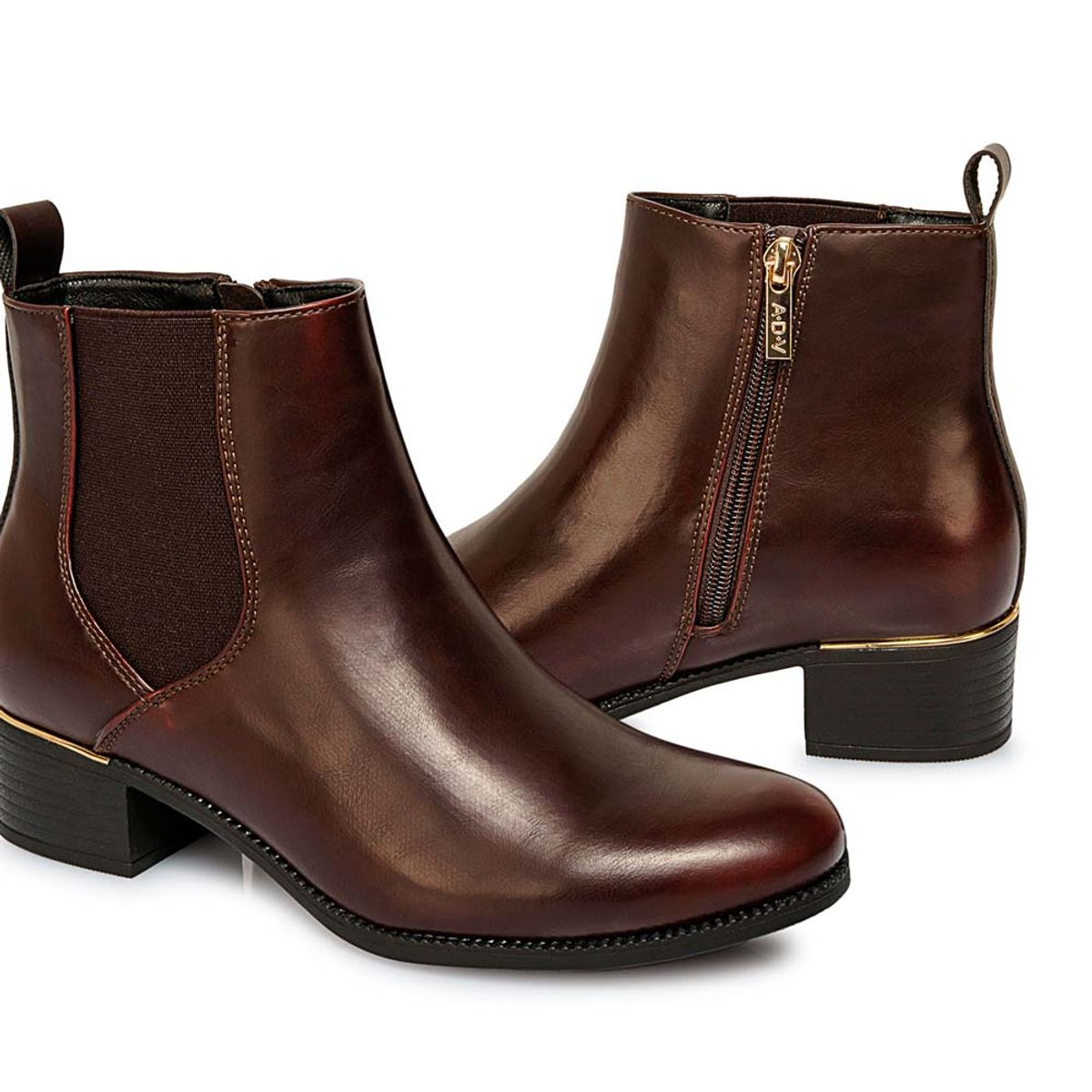 ADV - Botín Chelsea Casual DAVI-2523 Cherry ADV