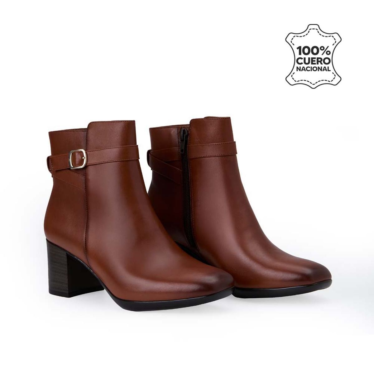 VIALE - Botín Jodhpur Casual DAYA-2512 MARRON Viale Cuero