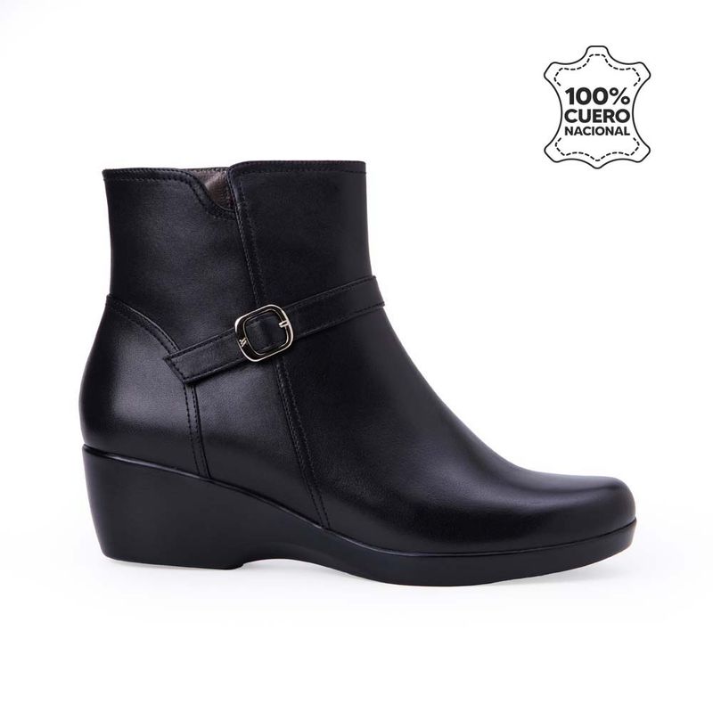 VIALE - Botín Jodhpur Casual DAYA-2513 Negro Viale Cuero