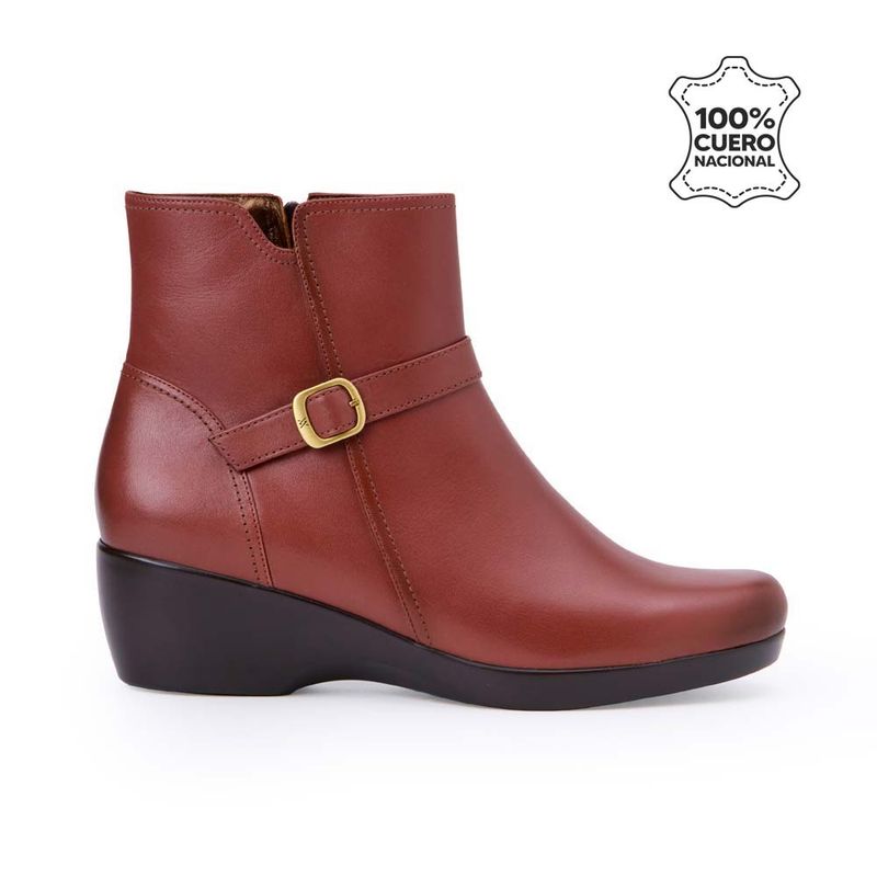 VIALE - Botín Jodhpur Casual DAYA-2513 Brandy Viale Cuero