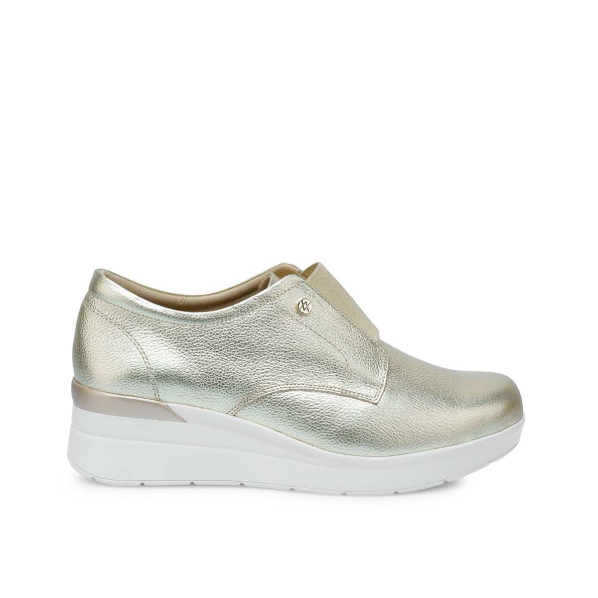 VIALE - Zapato Slip On Casual WIL-2535 Dorado Viale Cuero