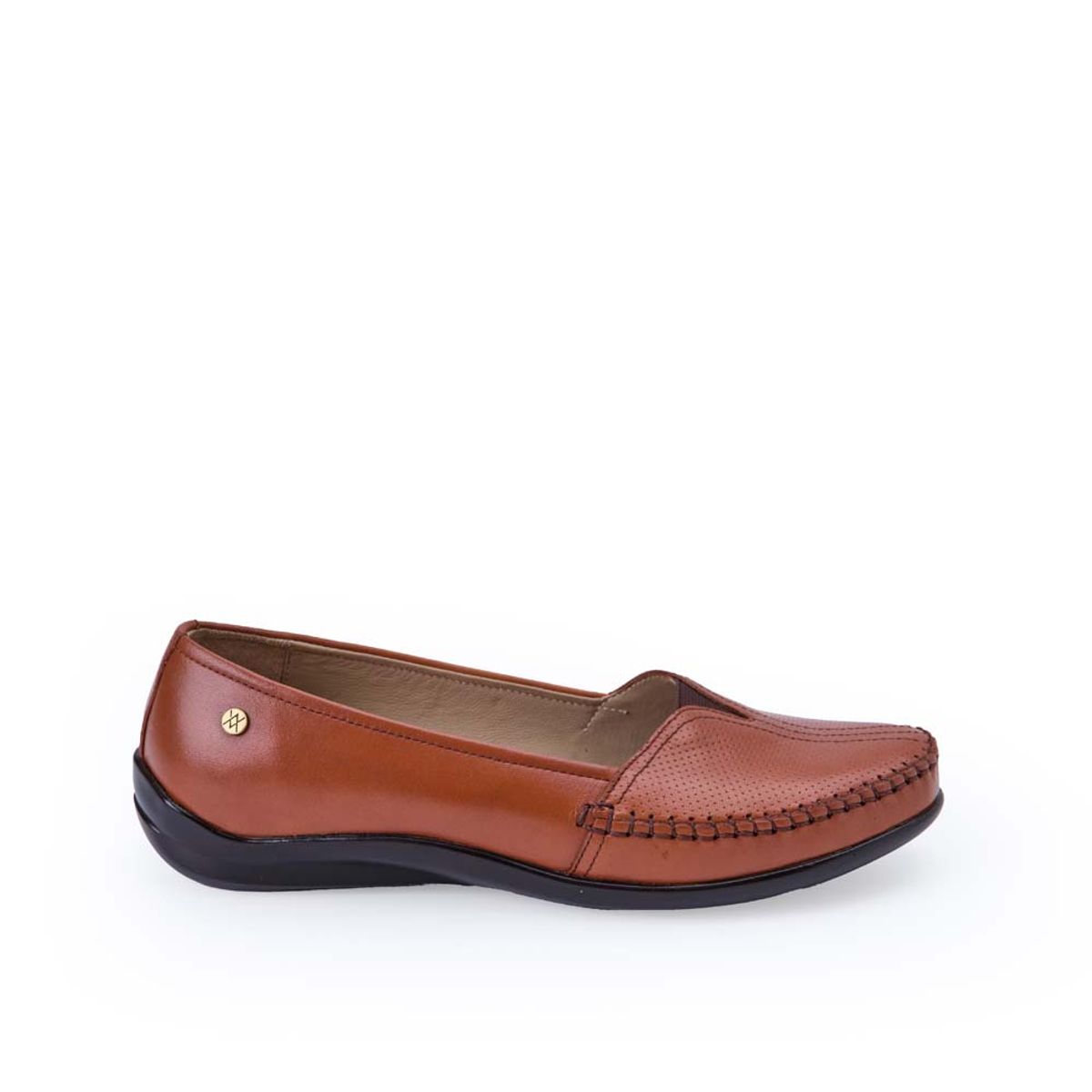 VIALE - Zapato Mocasín Casual AVE-2512 Cobre Viale Cuero