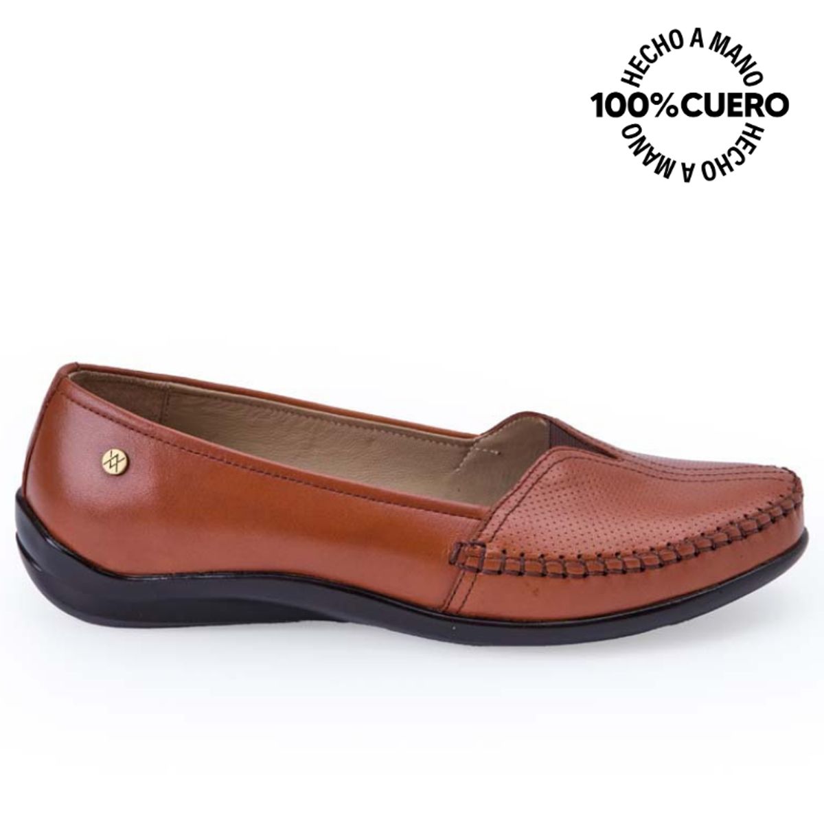 VIALE - Zapato Mocasín Casual AVE-2512 Cobre Viale Cuero