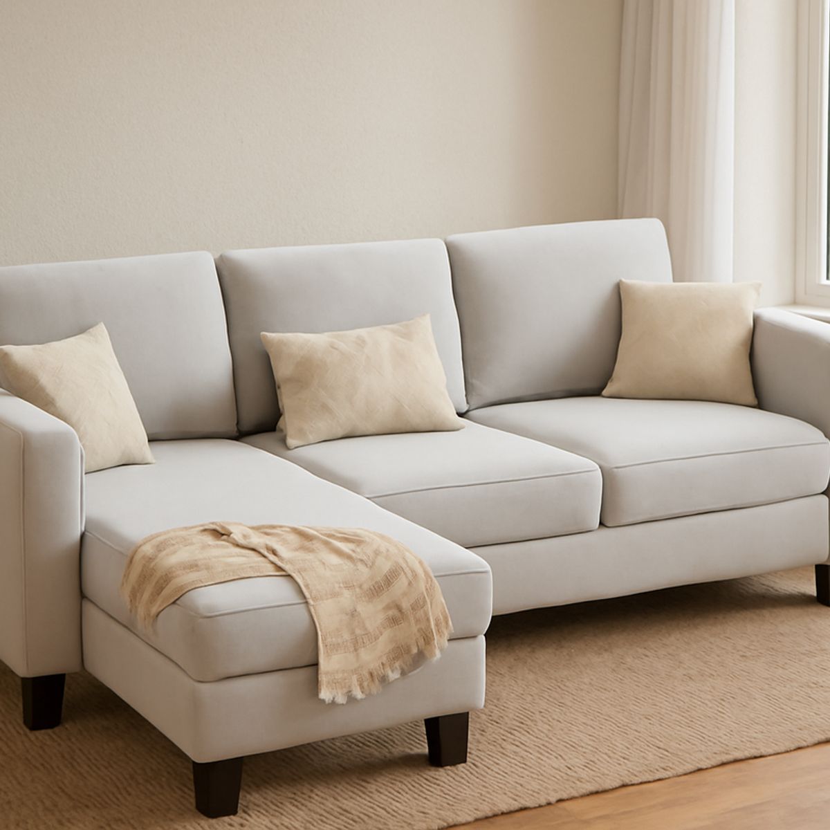 GENERICO - Sofá Seccional Mateu - Blanco