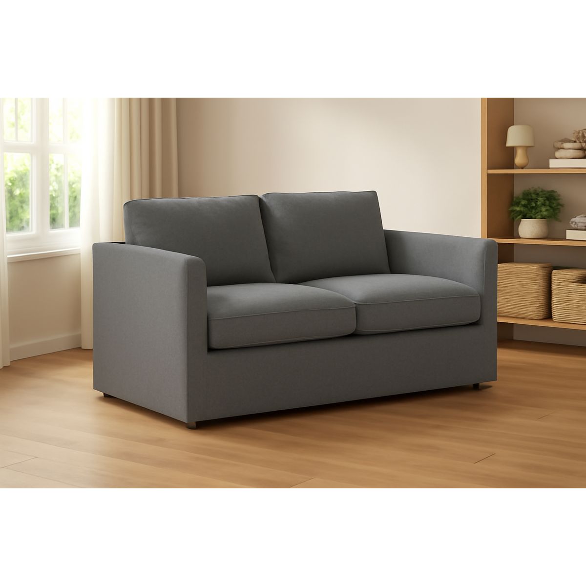 GENERICO - Sofá 2 Cuerpos Gaia - Gris