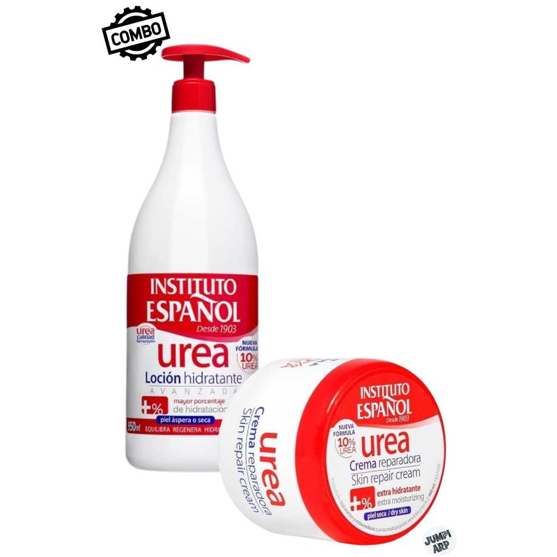 INSTITUTO ESPANOL - Combo Instituto Español Urea Locion 950ml + Crema Regerenarora 400ml