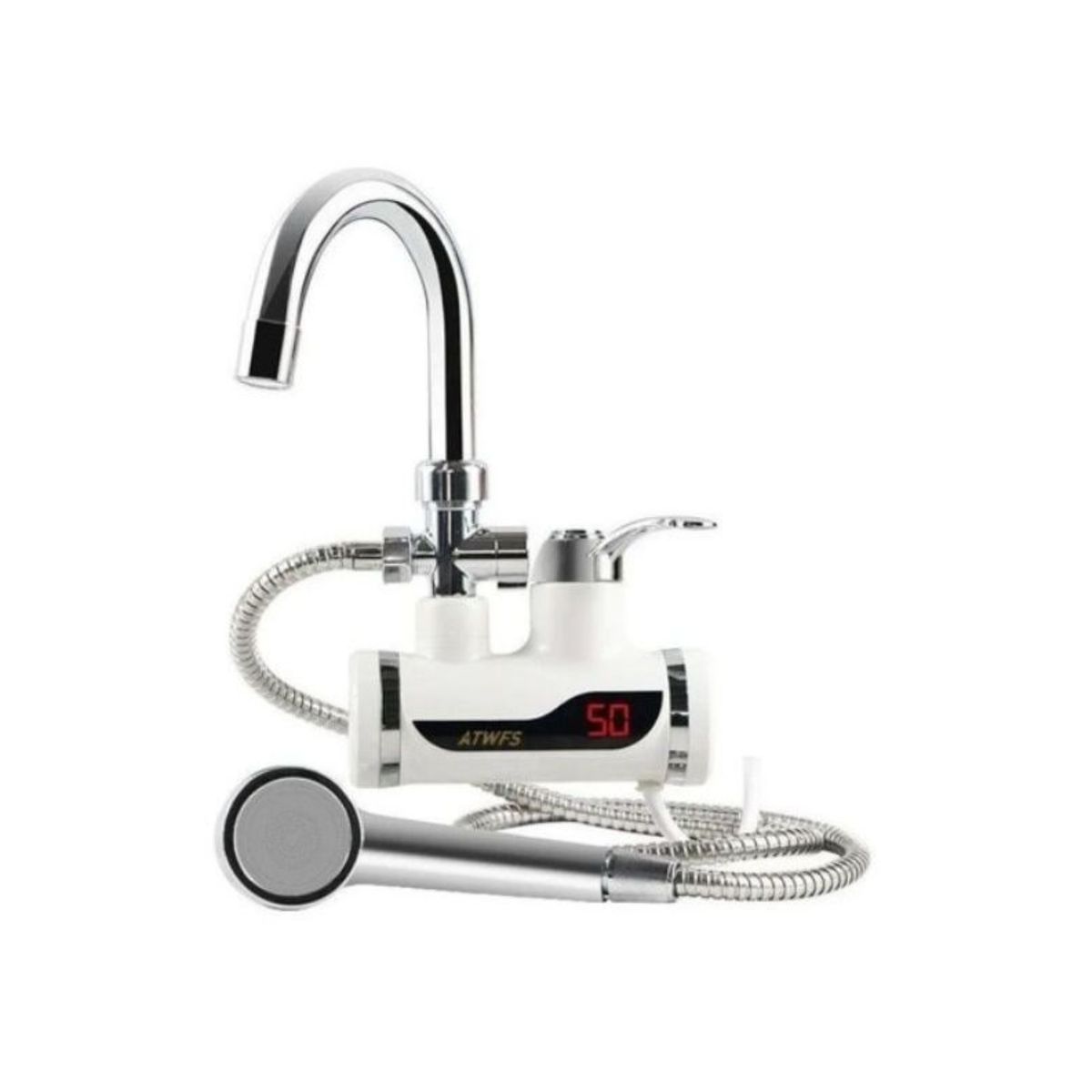 ROHS - GRIFO CALENTADOR DE AGUA CON DUCHA   Entrada de Pared