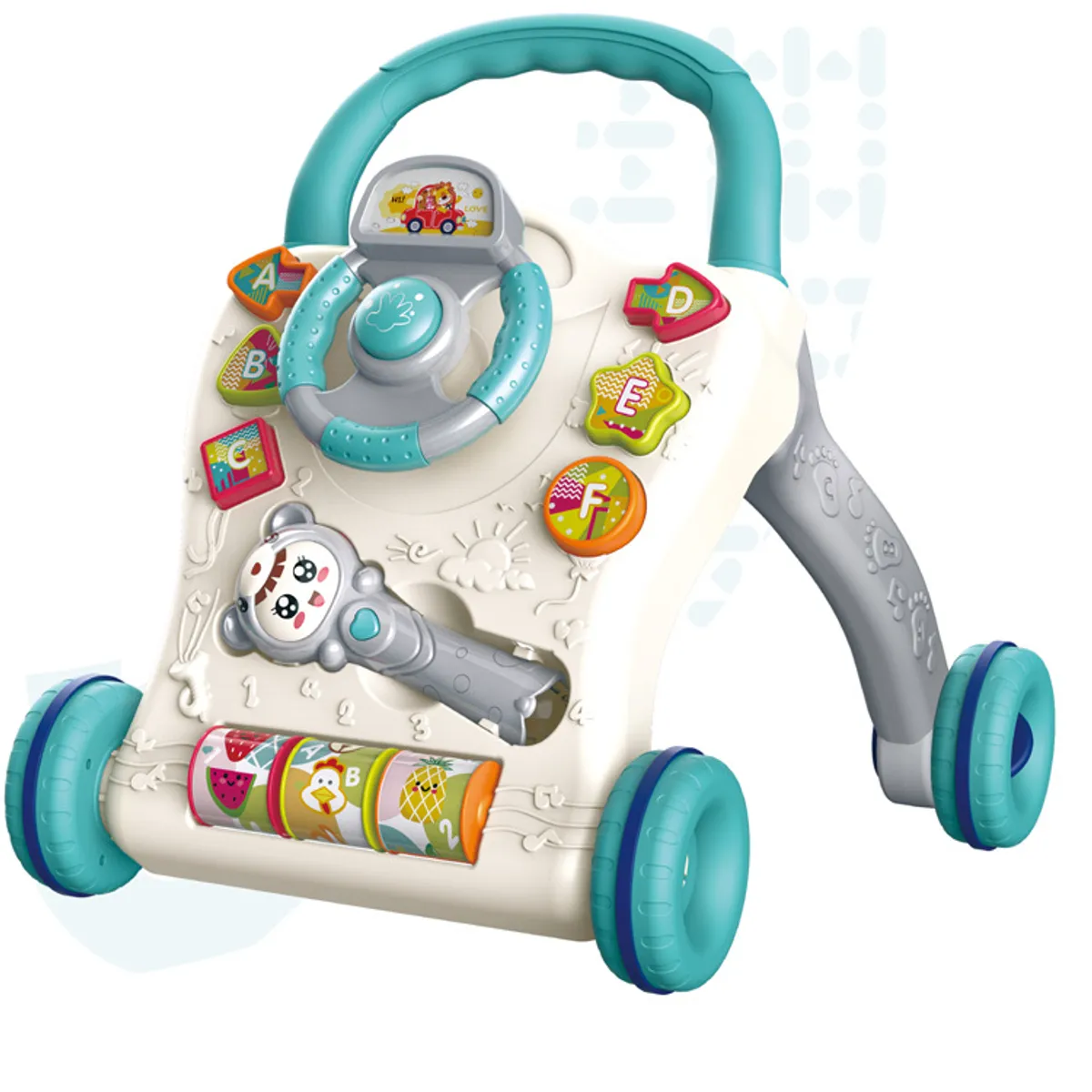 BIBI - ANDADOR CAMINADOR ESTIMULACIÓN PARA BEBÉ CON PROYECTOR AZUL