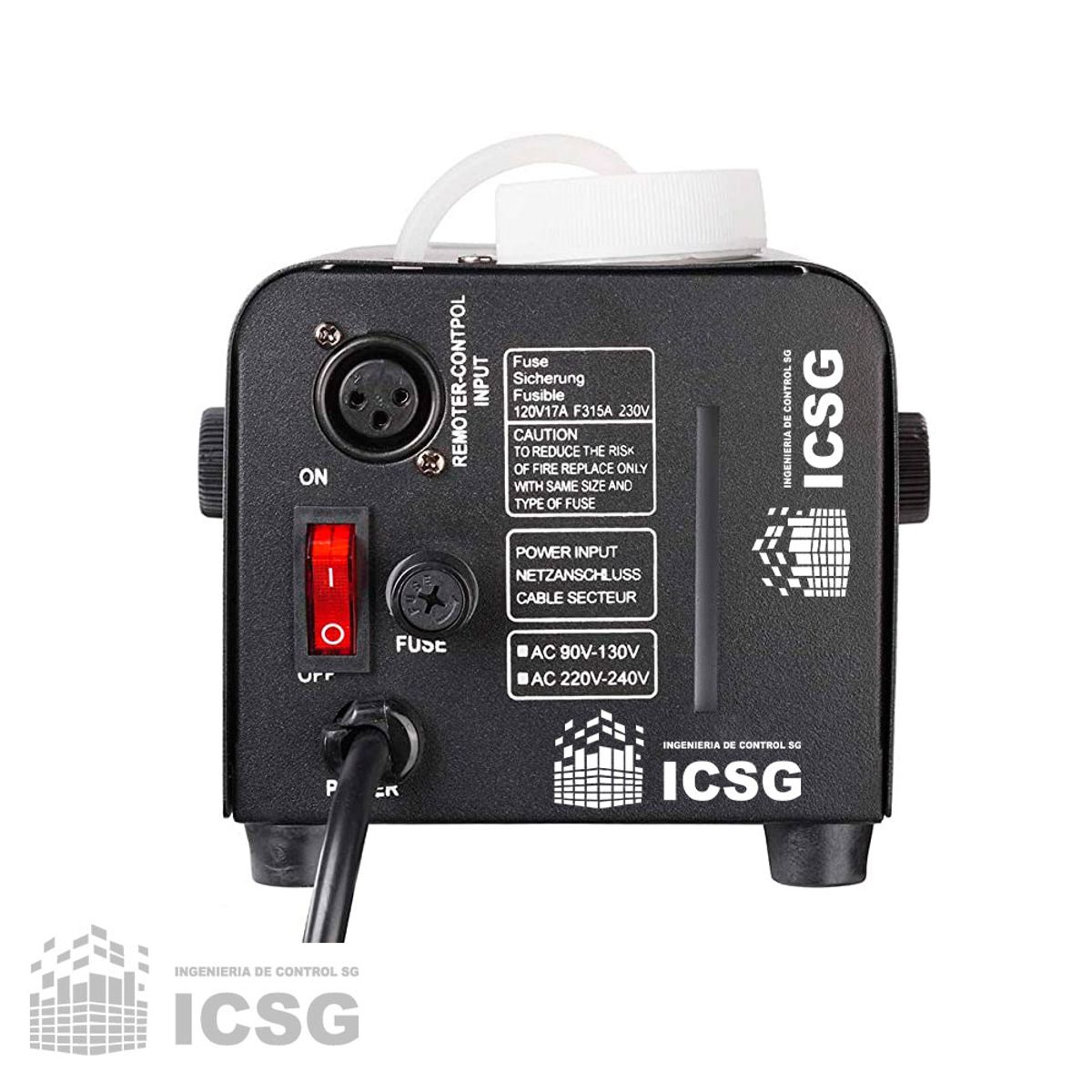 GENERICO - Maquina de humo 400 watts con control para eventos, fiestas, bodas