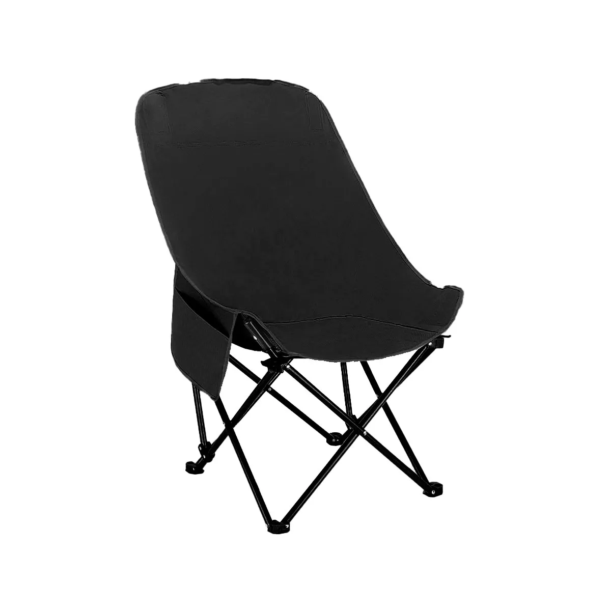 GENERICO - Silla Plegable Portátil Camping Playa Color Negro