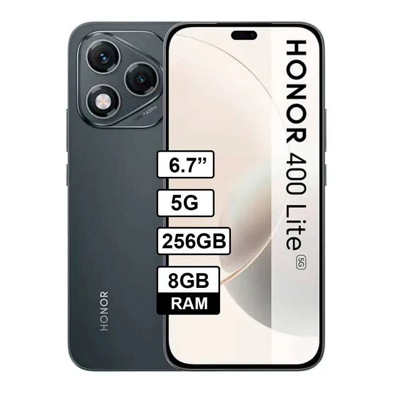 HONOR - Celular HONOR 400 LITE 5G 8GB RAM - 256GB - Color Negro