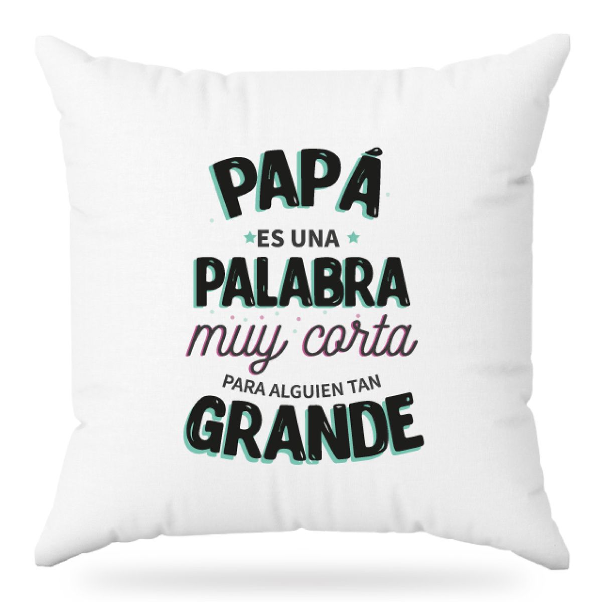 GENERICO - Almohada Personalizada  Palabra Papá