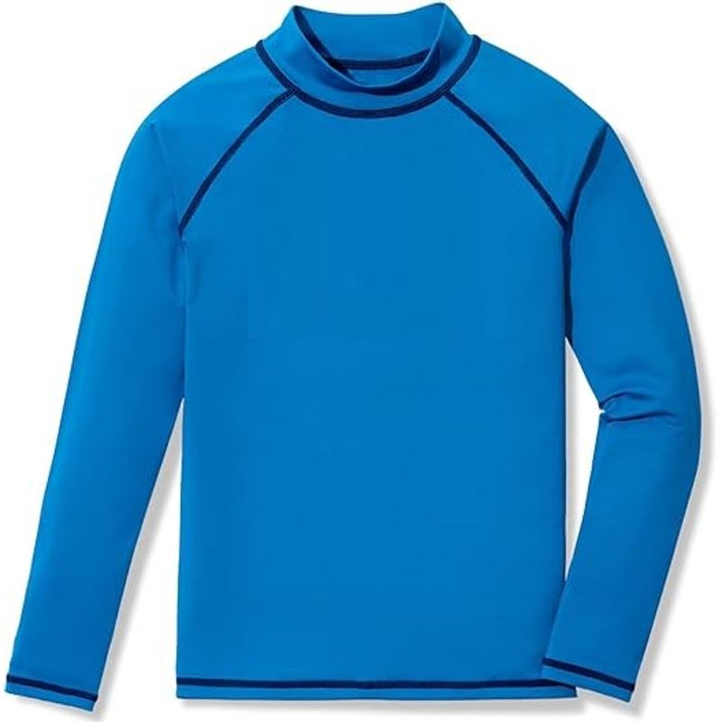 GENERICO - Polo de natación rashguard Color entero UV