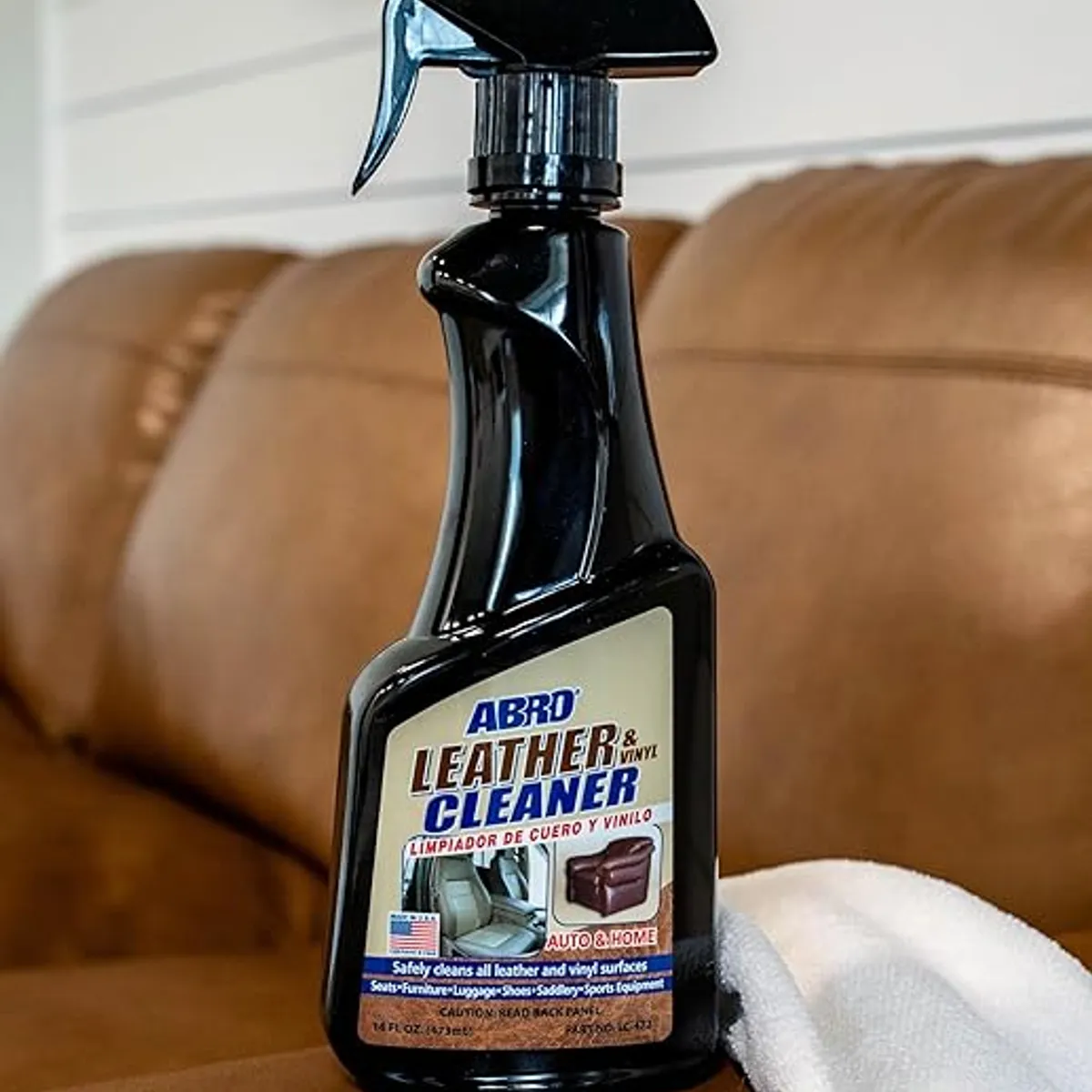 ABRO - ABRO Limpiador de Cuero y Vinilo 16 Oz (472ml) LC-472