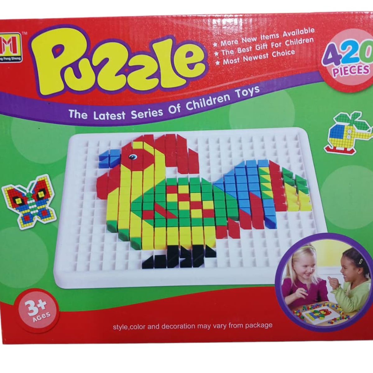 GENERICO - Juego Didactico Puzzle Mosaico 420 PIEZAS-GENERICO