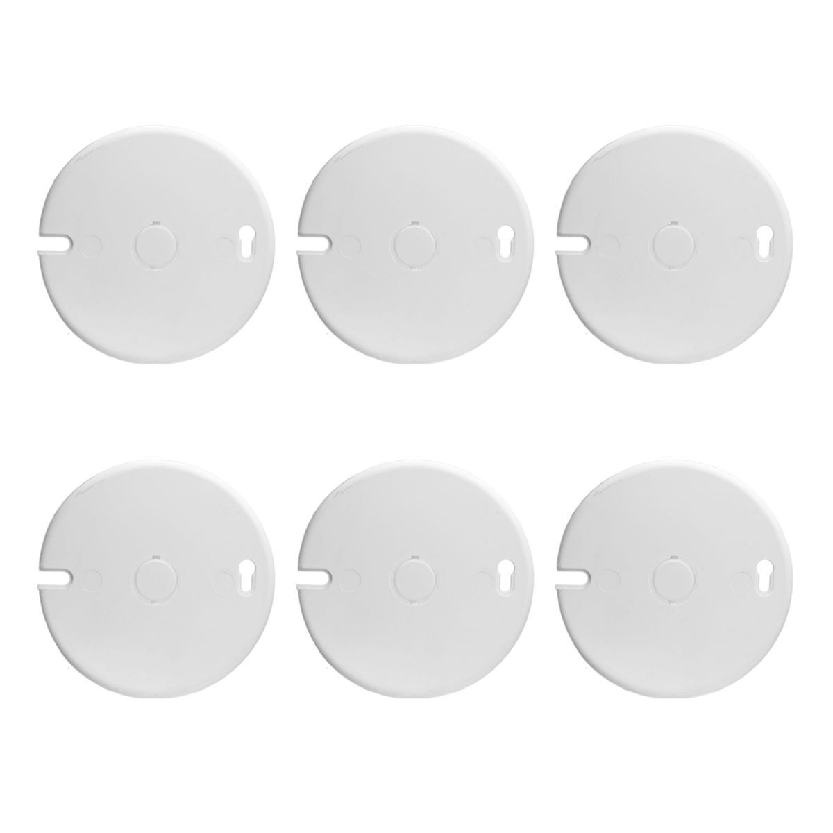 SONCA - Tapa ciega circular de Caja Octagonal Pack 6 SONCA