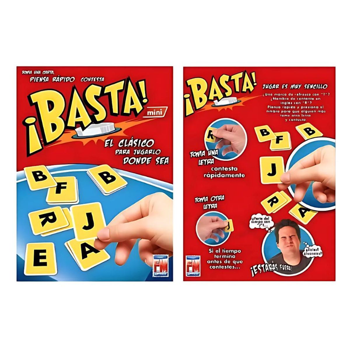 GENERICO - Juego Familiar Basta Mini Piensa Rápido Express Generico