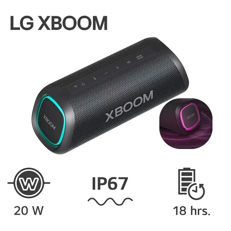 LG - Parlante LG XBOOM Go XG5 20W Bluetooth IP67 Negro