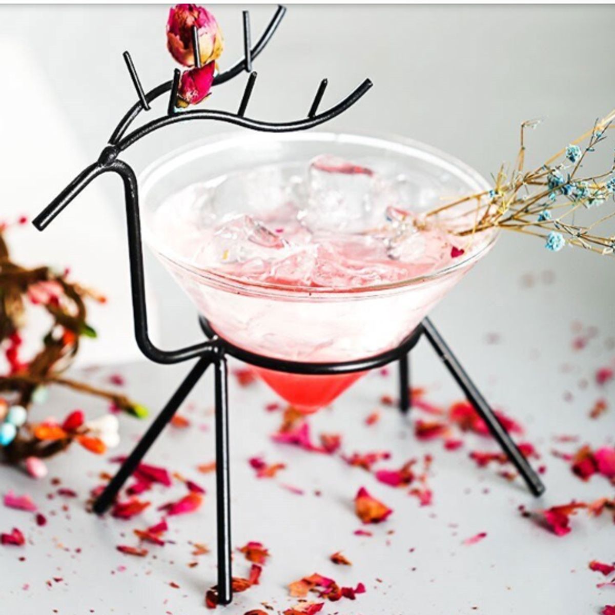 GENERICO - Ciervo Martini soporte hierro de 160ml 54oz