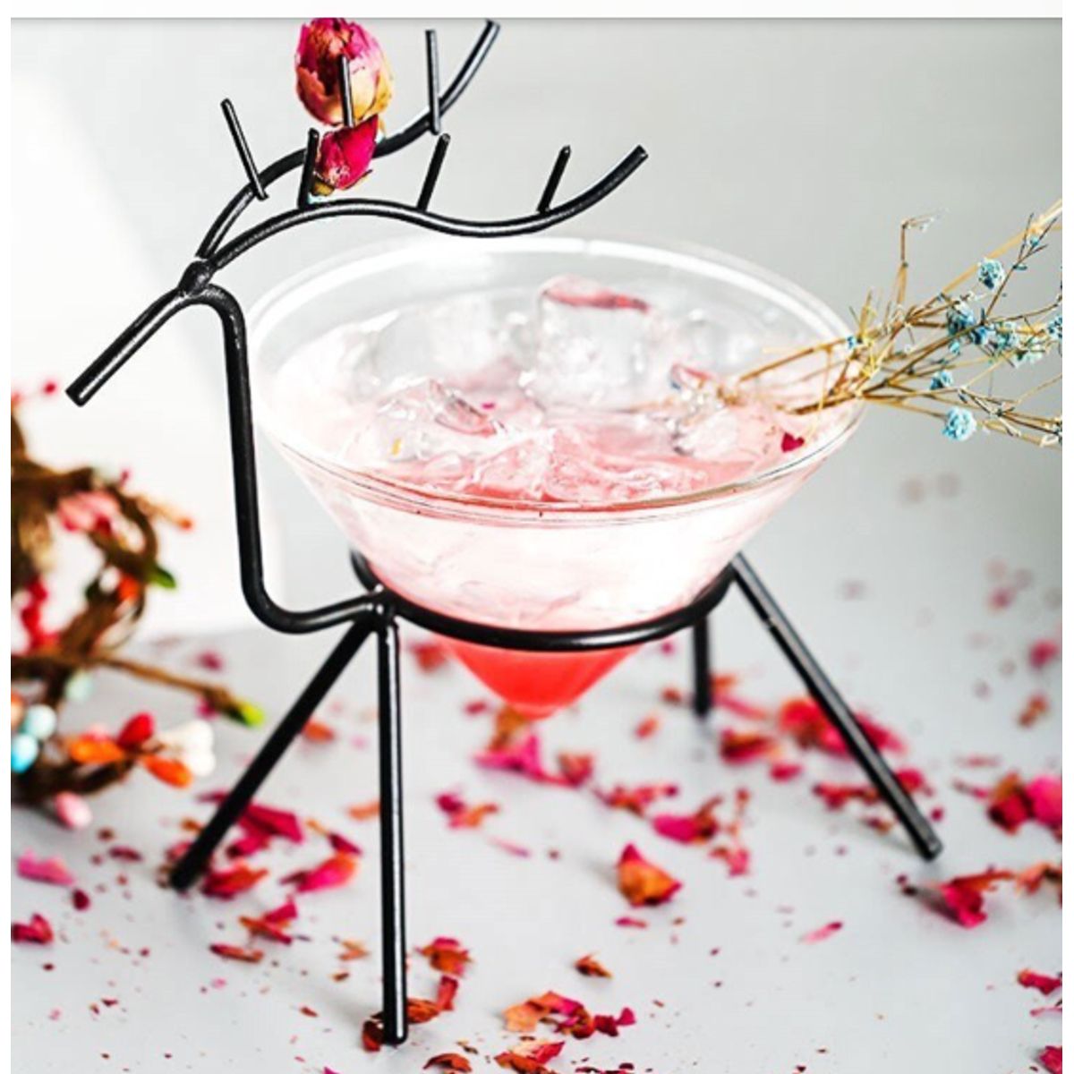 GENERICO - Ciervo Martini soporte hierro de 160ml 54oz