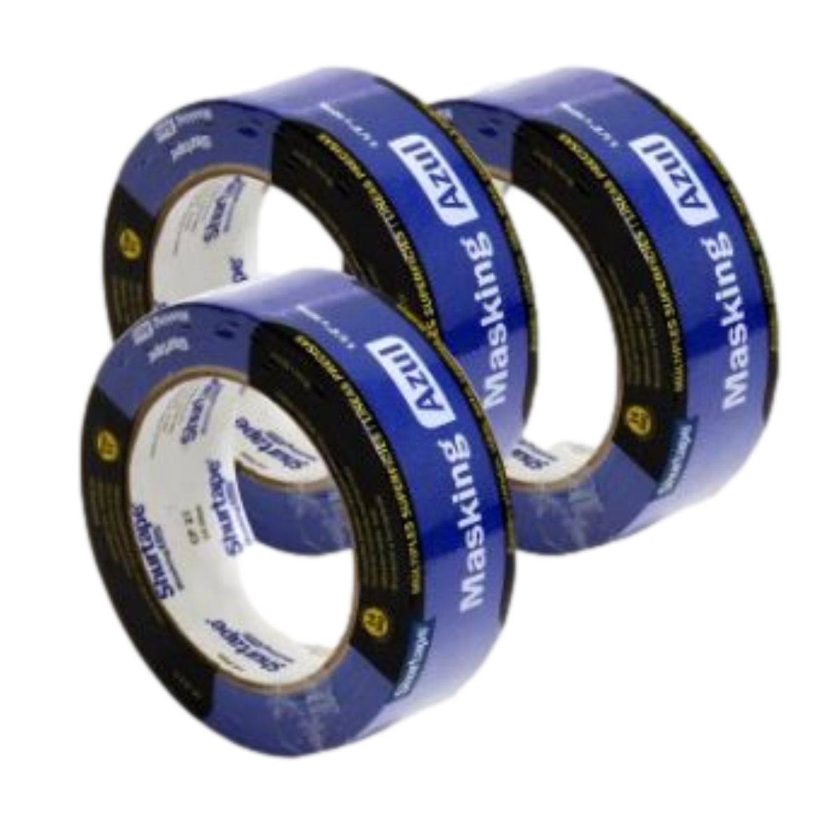 SHURTAPE - Masking Tape Azul 1.5" x 40 Yds Pack x3 SHURTAPE