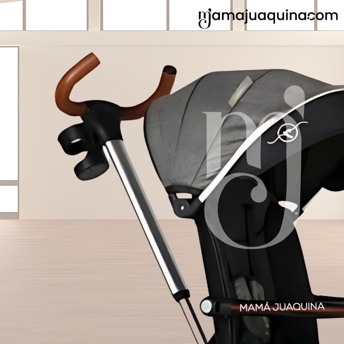 BABY - Triciclo Guiador Giratorio «HARDIN» con Bluetooth Gray