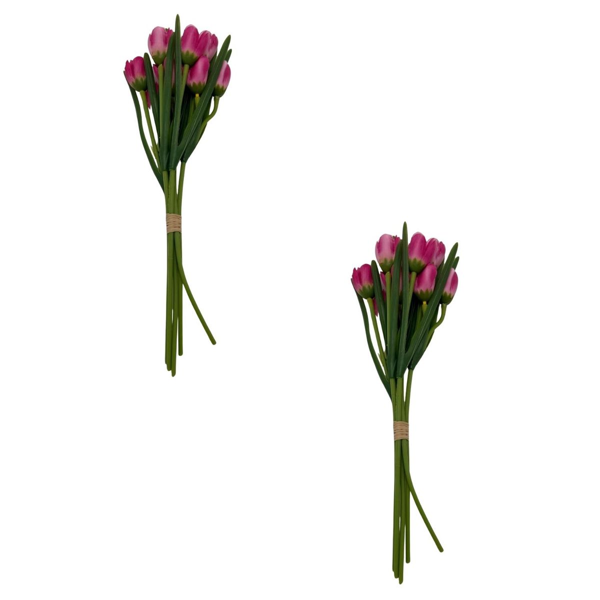 FLORIPA - Pack De 2 Bouquet  De Tulipan BG 405264-ROS1 FLORIPASTORE