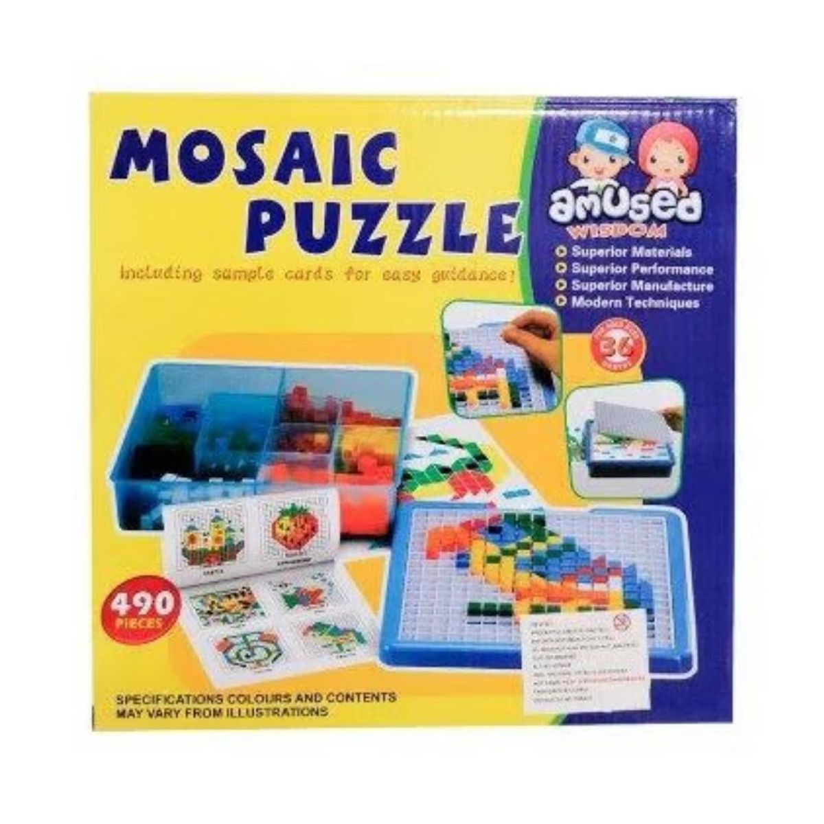 GENERICO - Mosaico Rompecabeza 490pcs