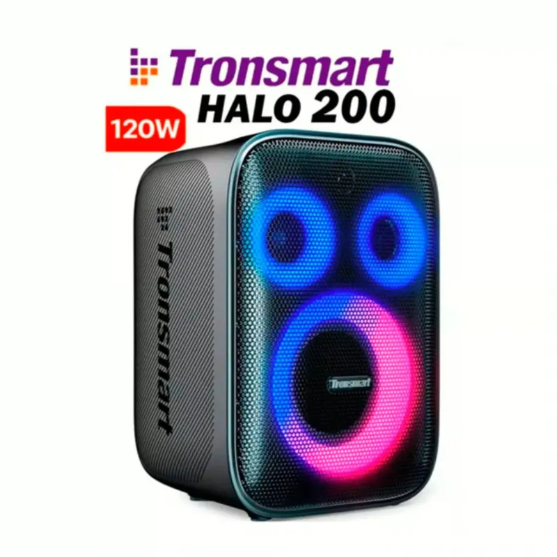 TRONSMART - Tronsmart Halo 200 Parlante Bluetooth 120W Hasta 18 horas