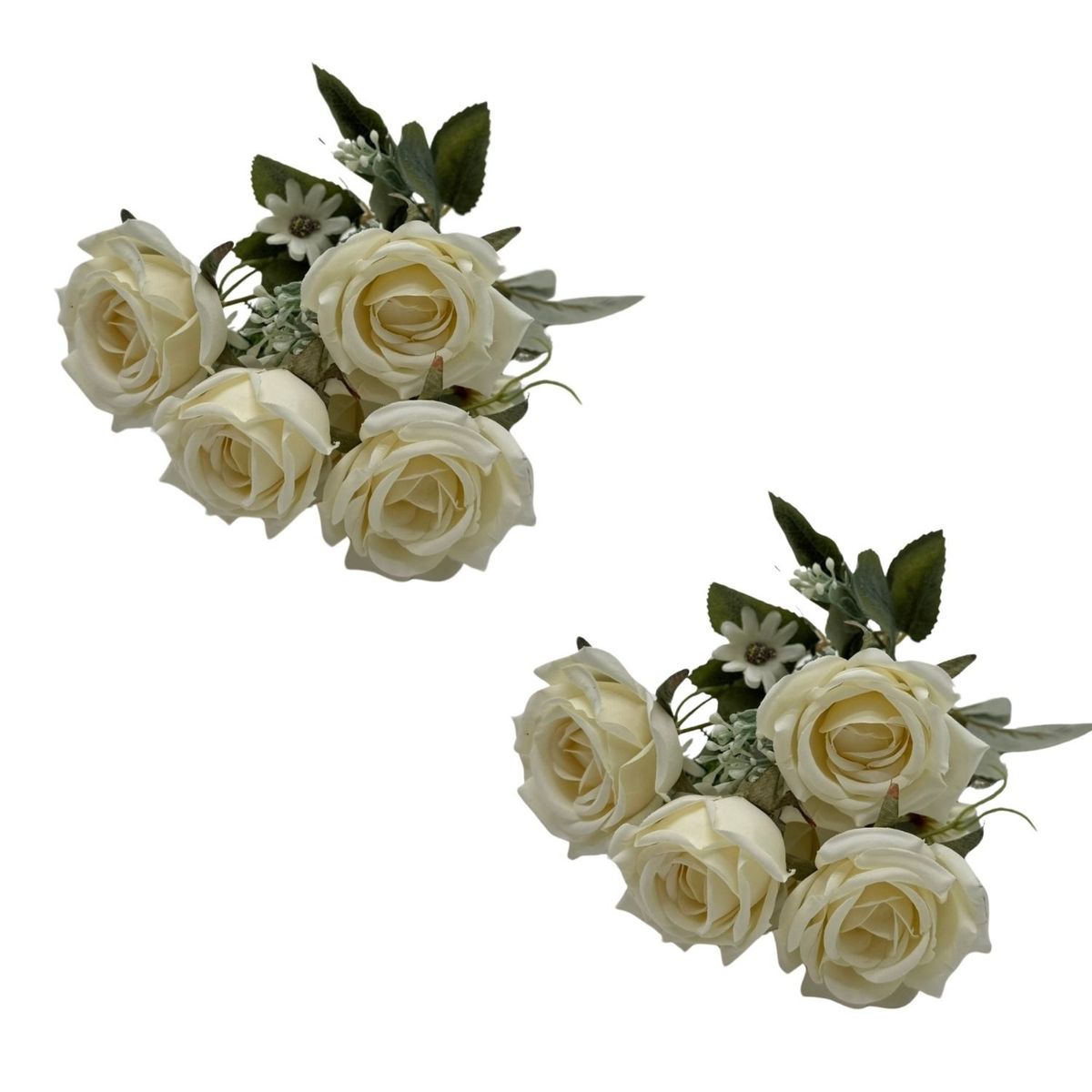 FLORIPA - Pack De 2 Bouquet De Mini Rosas SY05328-11 FLORIPASTORE
