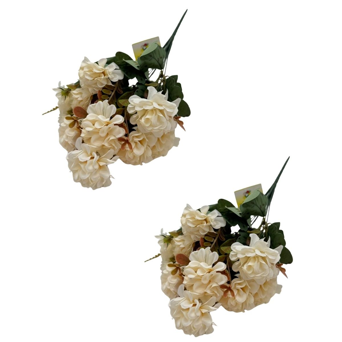 FLORIPA - Pack De 2 Buque De Crisantemos BG 401018-BL FLORIPASTORE