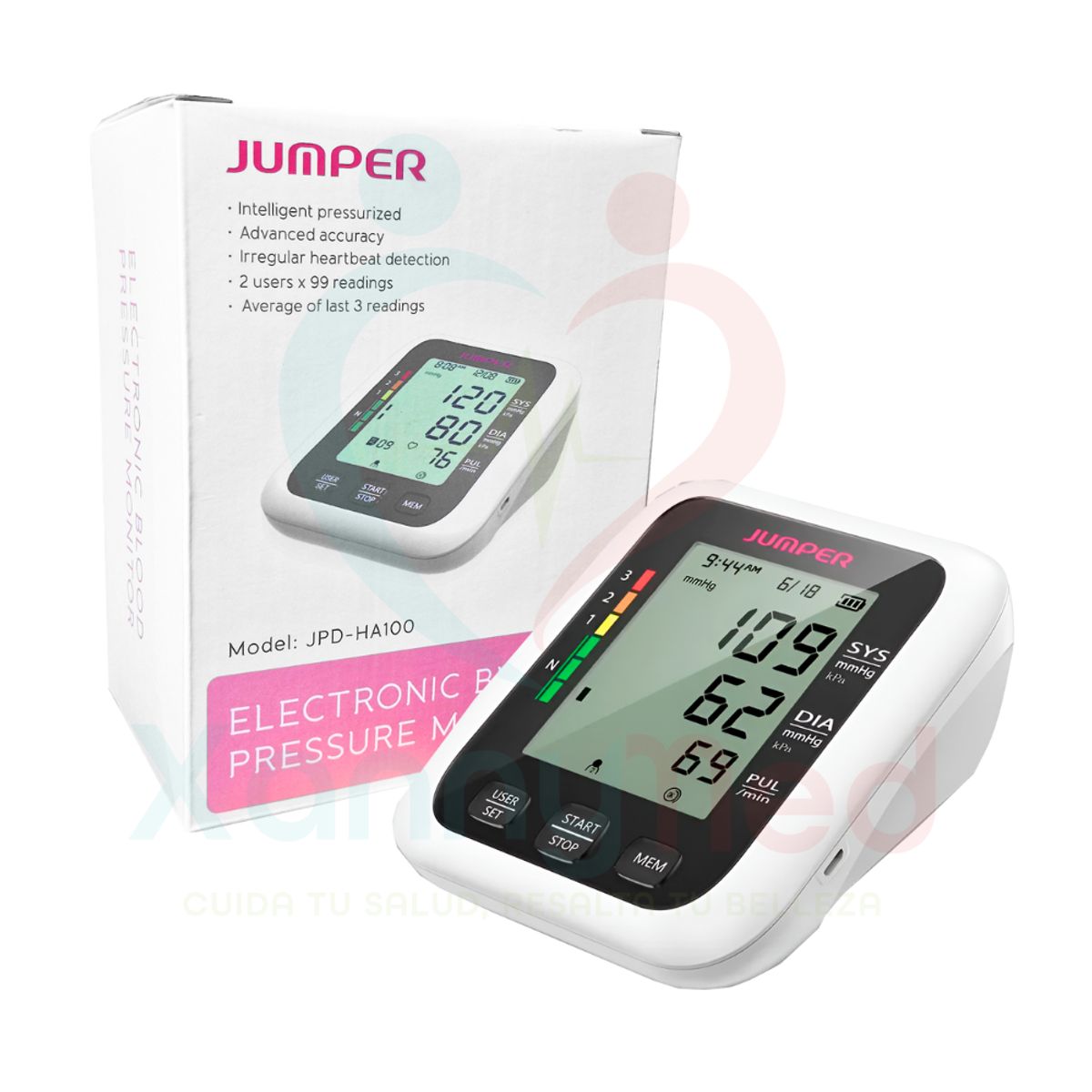 JUMPER - TENSIOMETRO DIGITAL DE BRAZO JPD-HA100