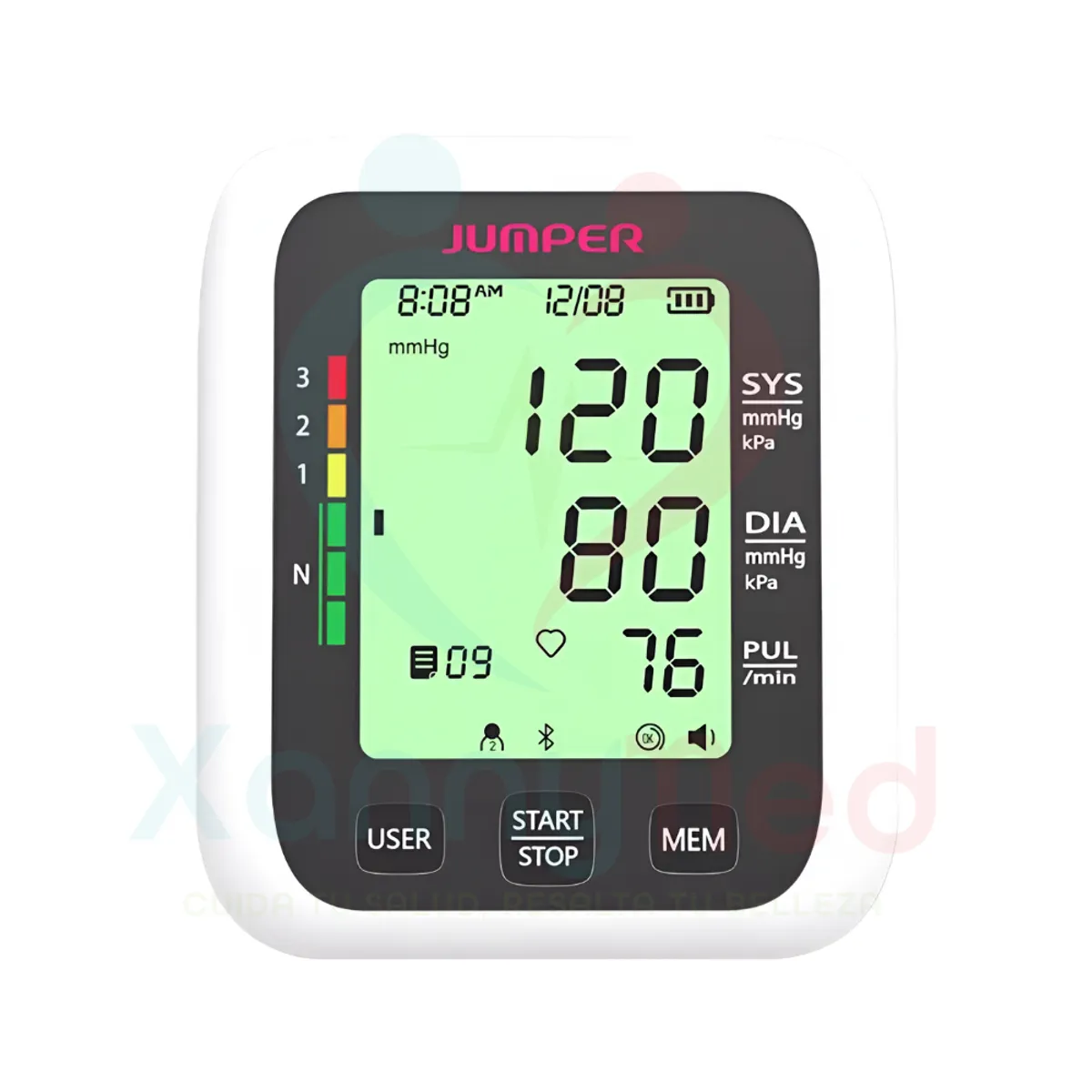 JUMPER - TENSIOMETRO DIGITAL DE BRAZO JPD-HA100