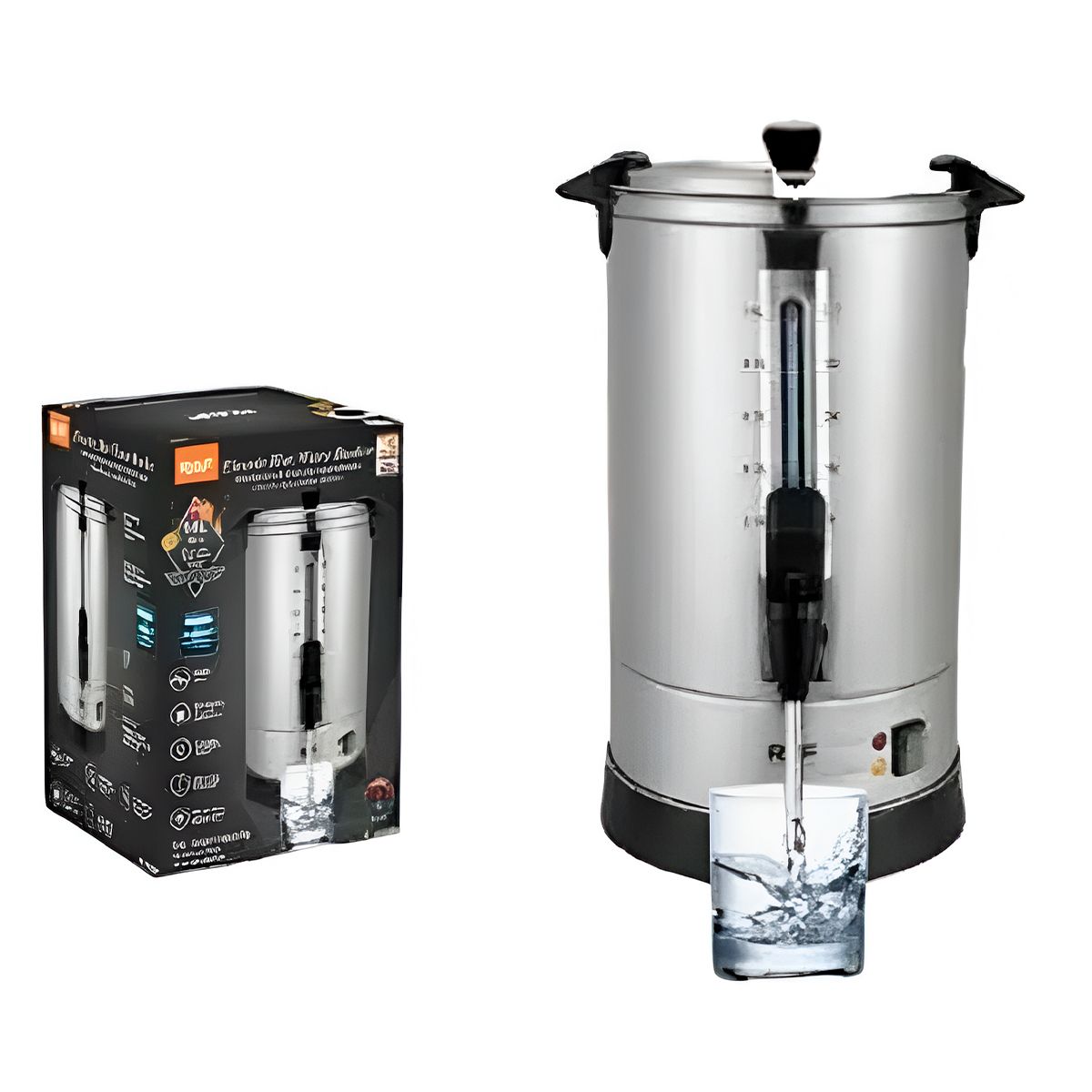 GENERICO - Hervidor Eléctrico De 10 Litros 1500w Plateado