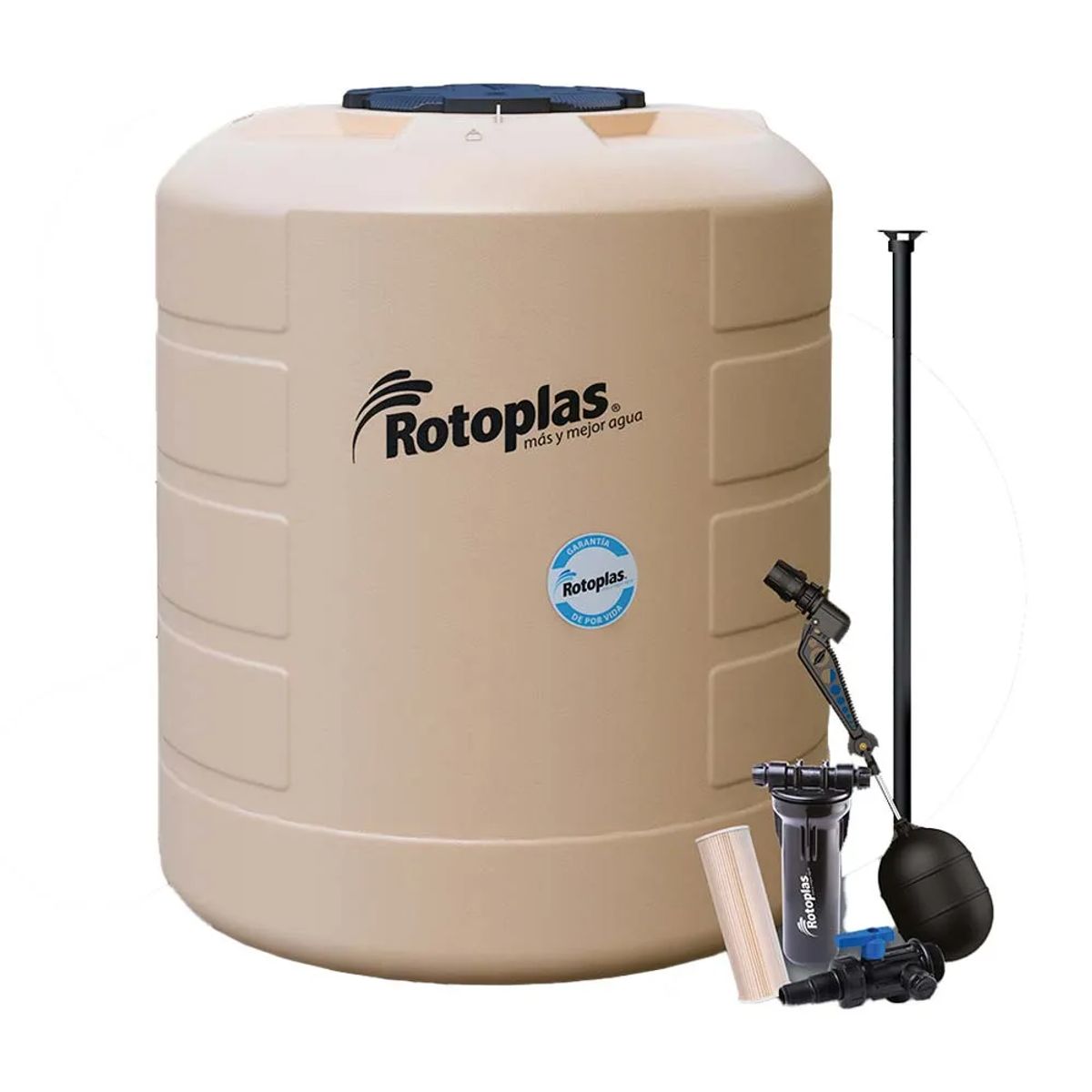 ROTOPLAS - TANQUE PLUS + 2500L GDPV ARENA ROTOPLAS