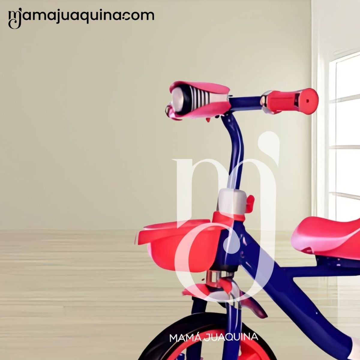 BABY - Triciclo Gemelar Musical «DUO NEON» Edición Limitada Red