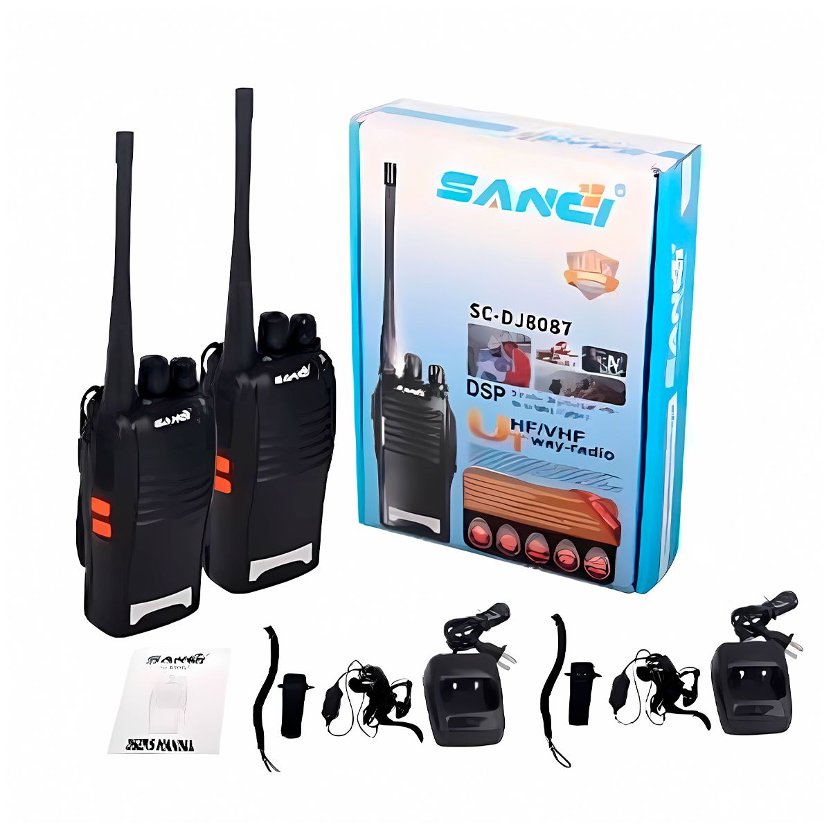 GENERICO - Radio Walkie Talkie de Larga Distancia