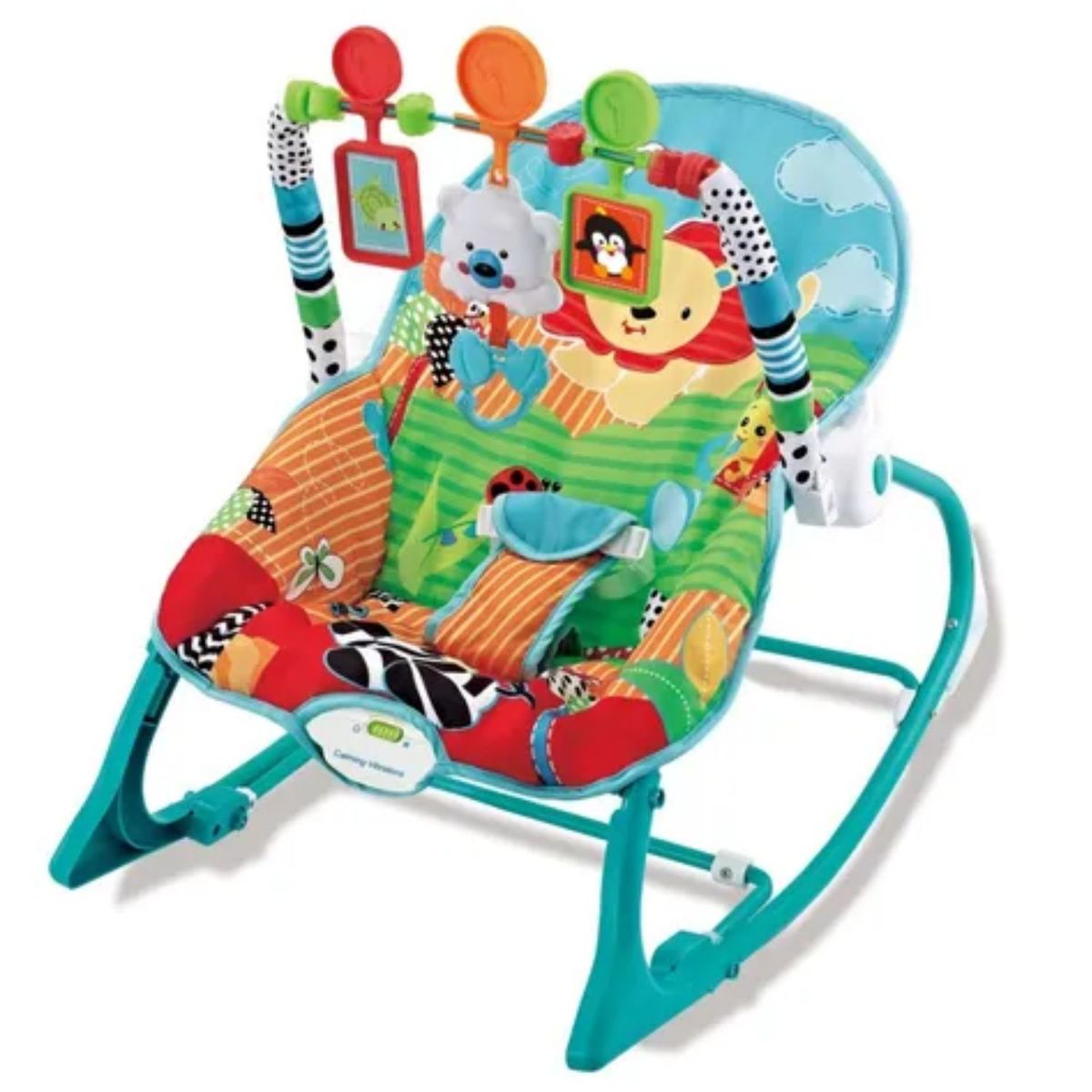 PIU BELLO - Silla Mecedora para bebé Diseño Jungla