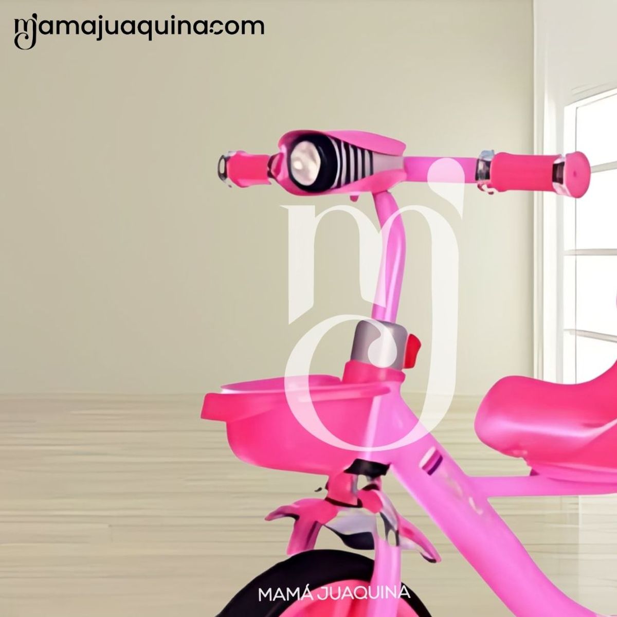 BABY - Triciclo Gemelar Musical «DUO NEON» Edición Limitada Pinky
