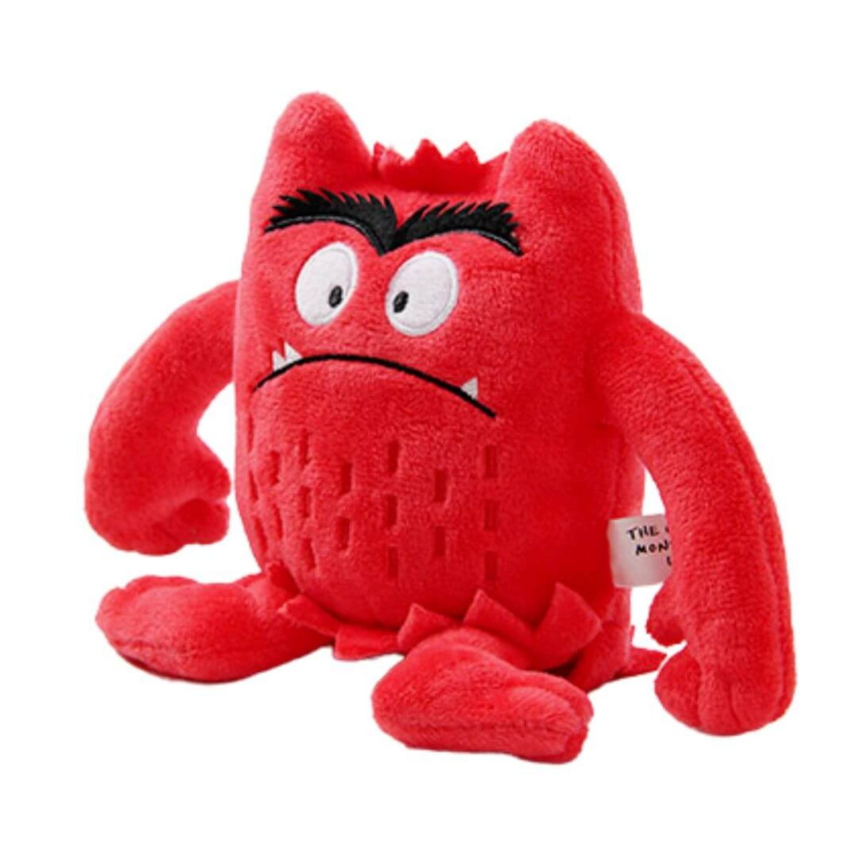 GENERICO - Peluches Monstruos de Colores Emociones Rojo  - Miden 26 cm alto