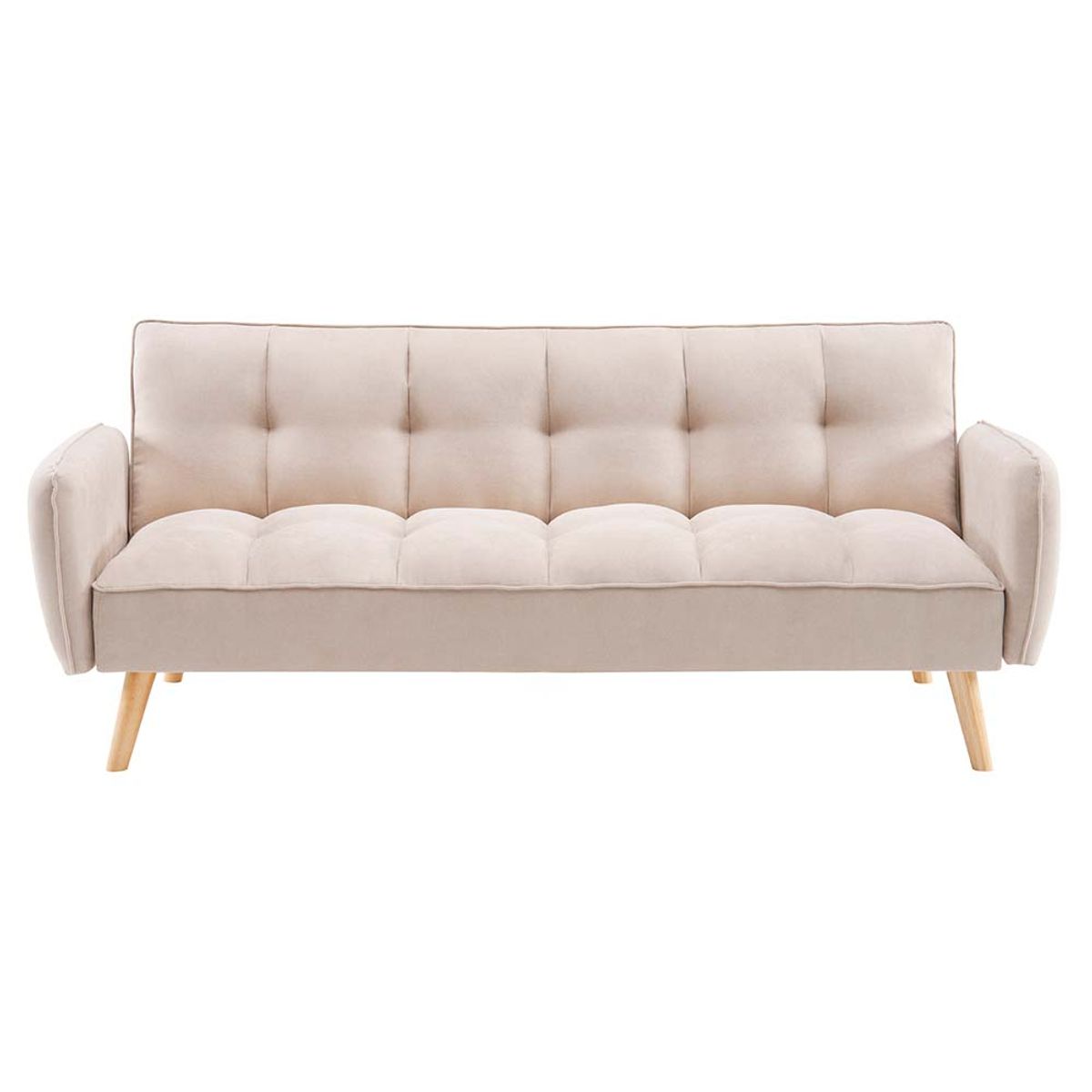 PAZART MUEBLES - SOFÁ CAMA FUTÓN MIRANDA BEIGE