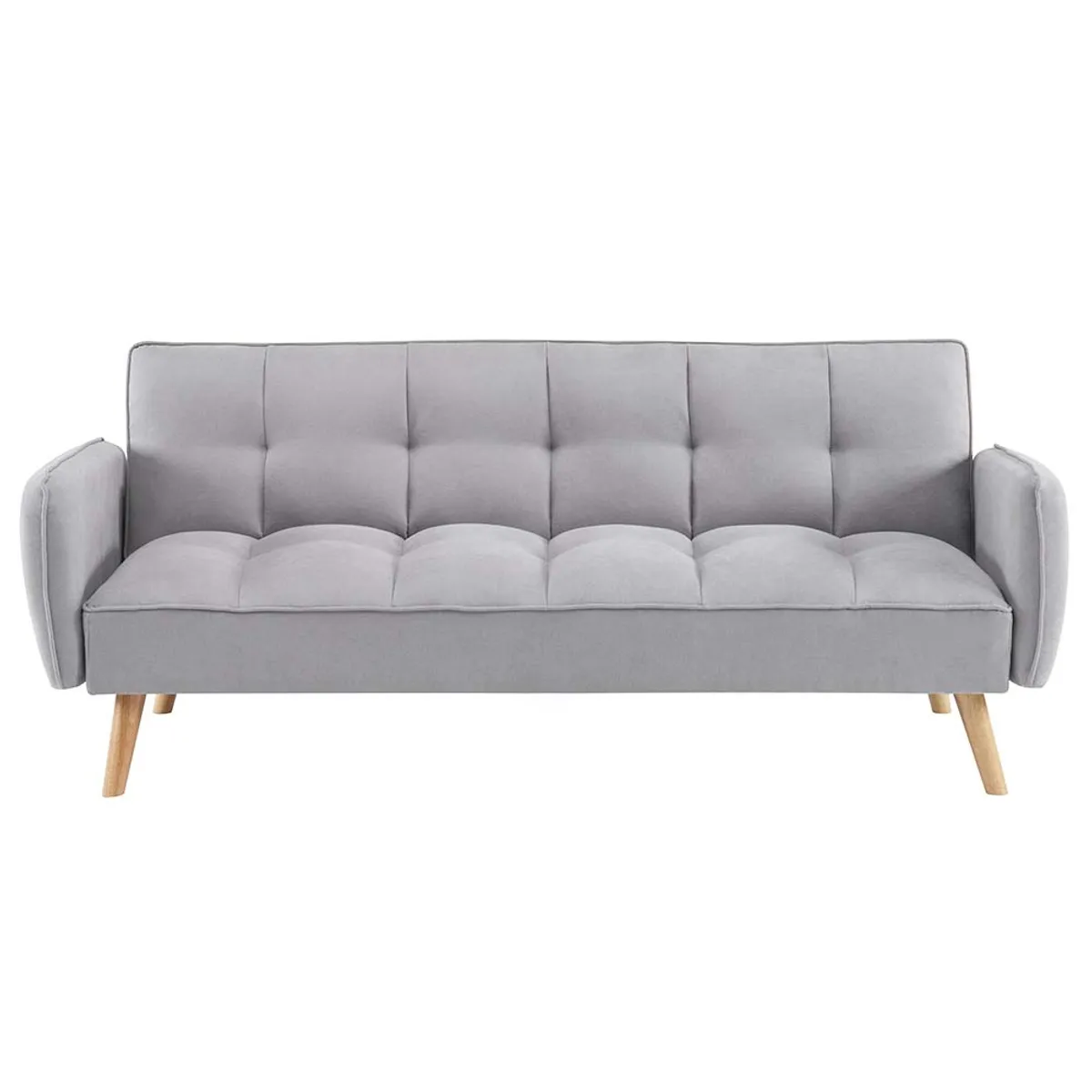 PAZART MUEBLES - SOFÁ CAMA FUTÓN MIRANDA GRIS