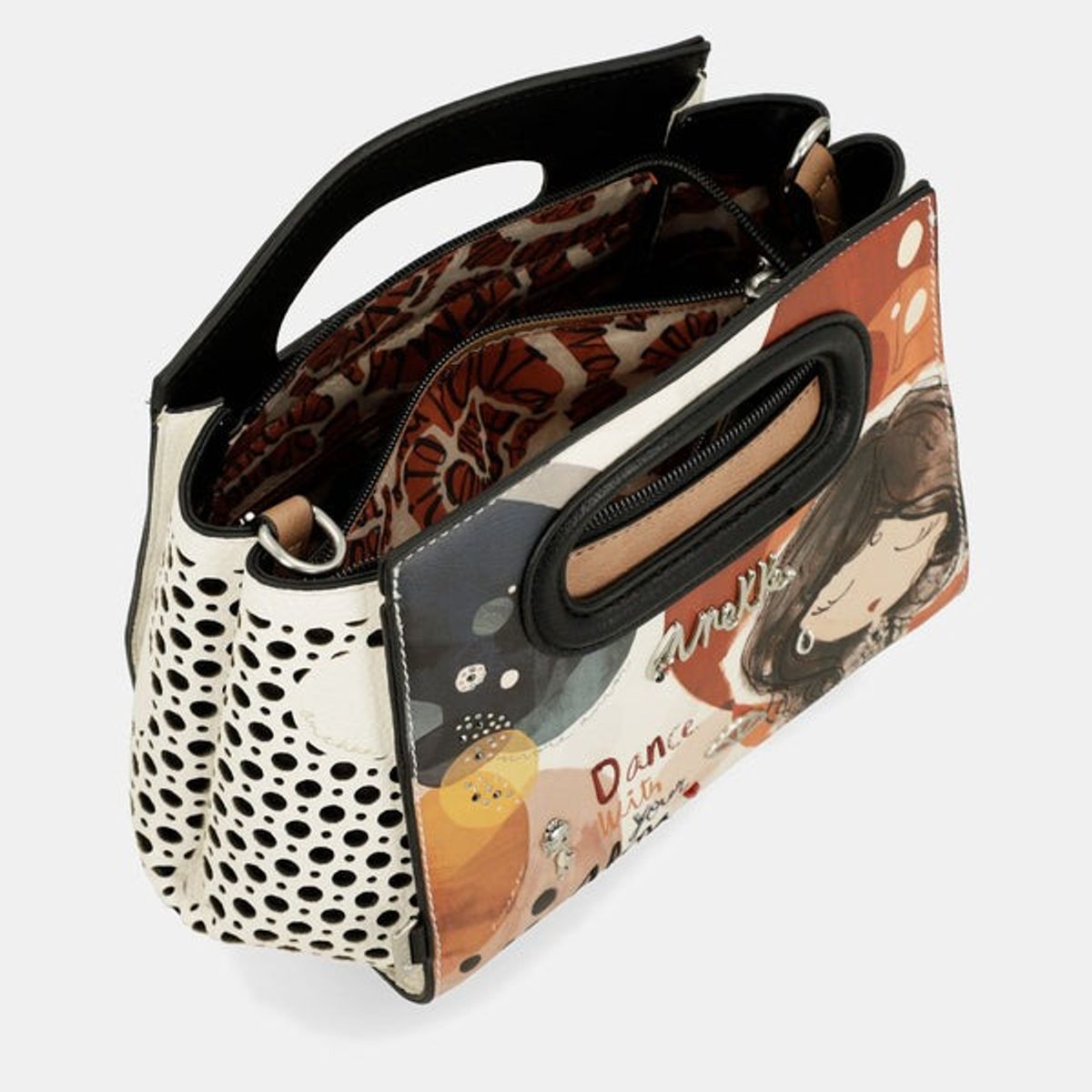 GENERICO - Crossbody morral con asa de mano-Anekke Alma